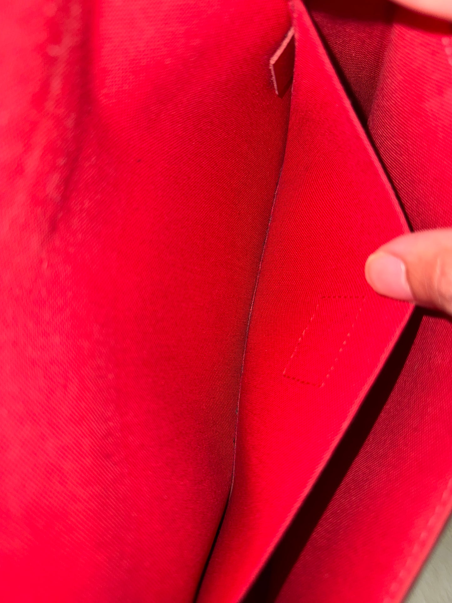 Louis Vuitton Felicie Pochette DE with zippered insert