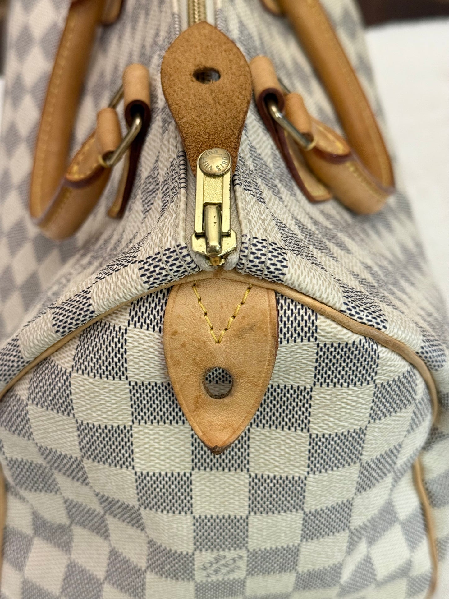 Louis Vuitton Speedy 30 Damier Azur