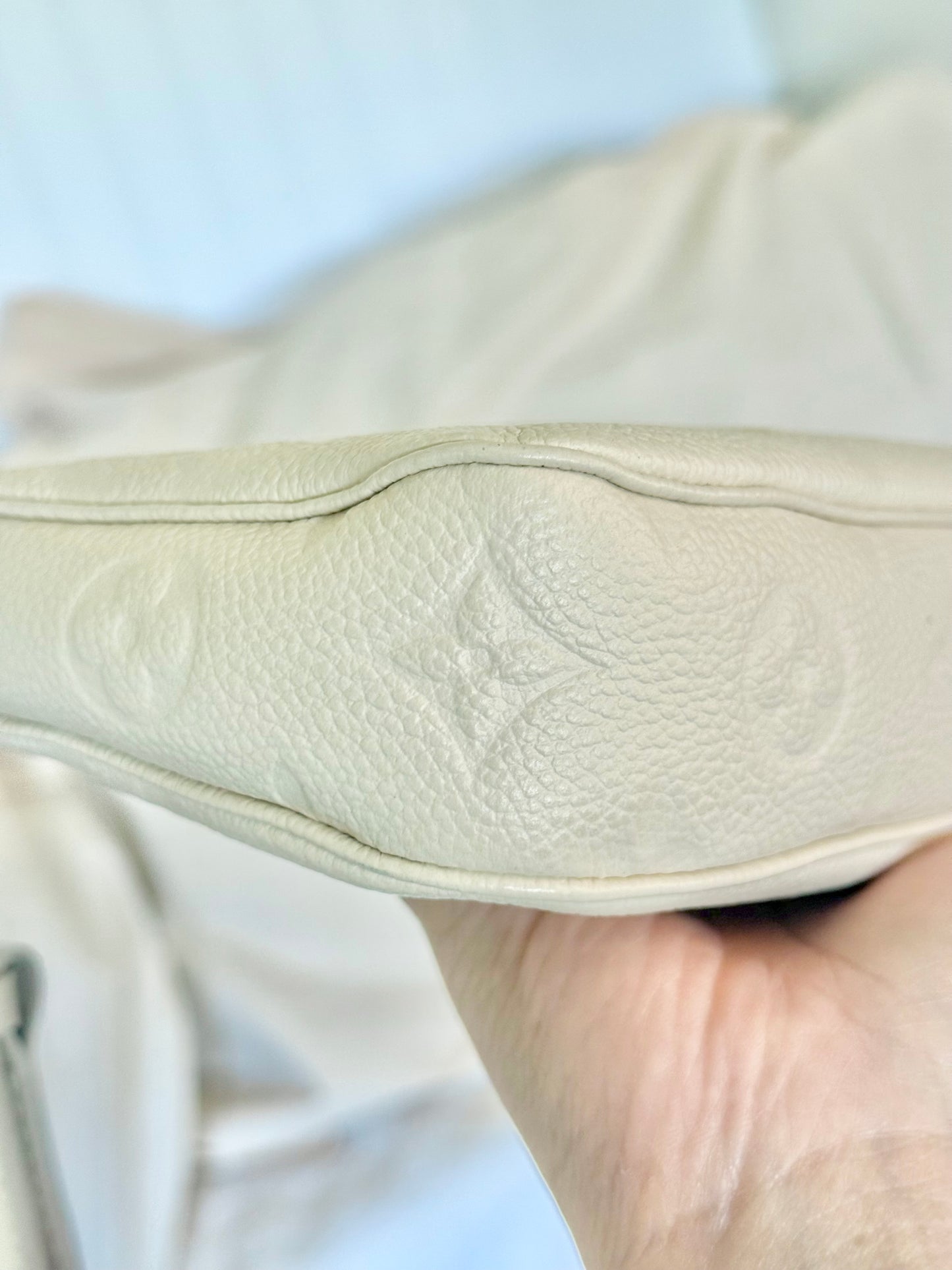 Louis Vuitton Large Pochette Giant Mono Empreinte Cream from MPA