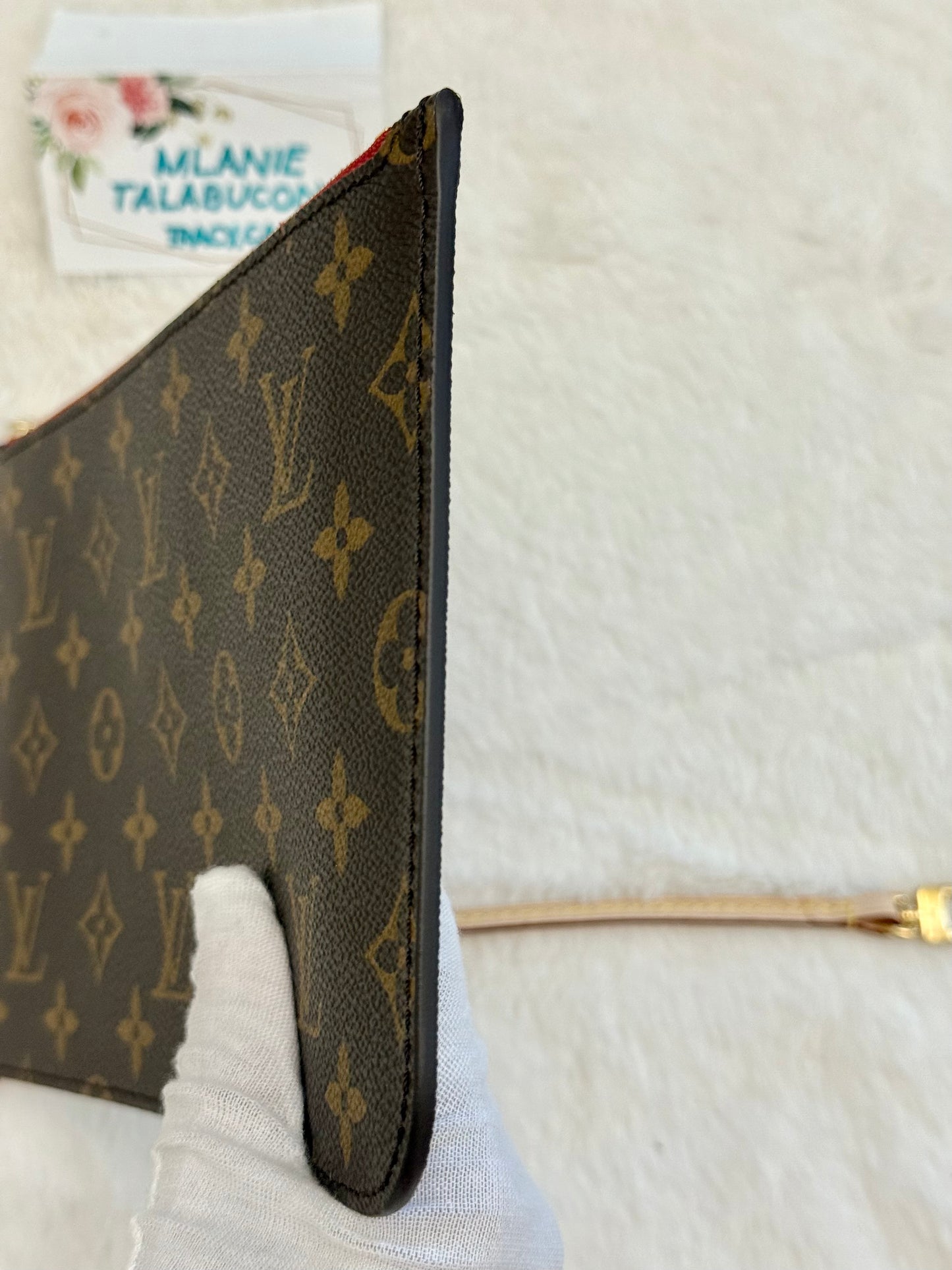 Louis Vuitton Neverfull MM Mono Cerise