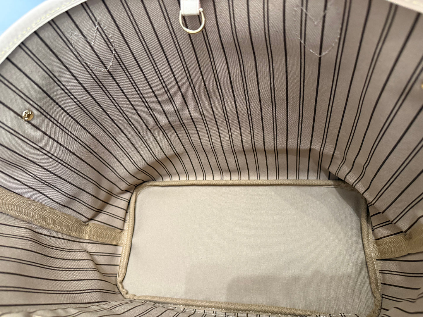 Louis Vuitton Neverfull MM Mono Beige Bag Only
