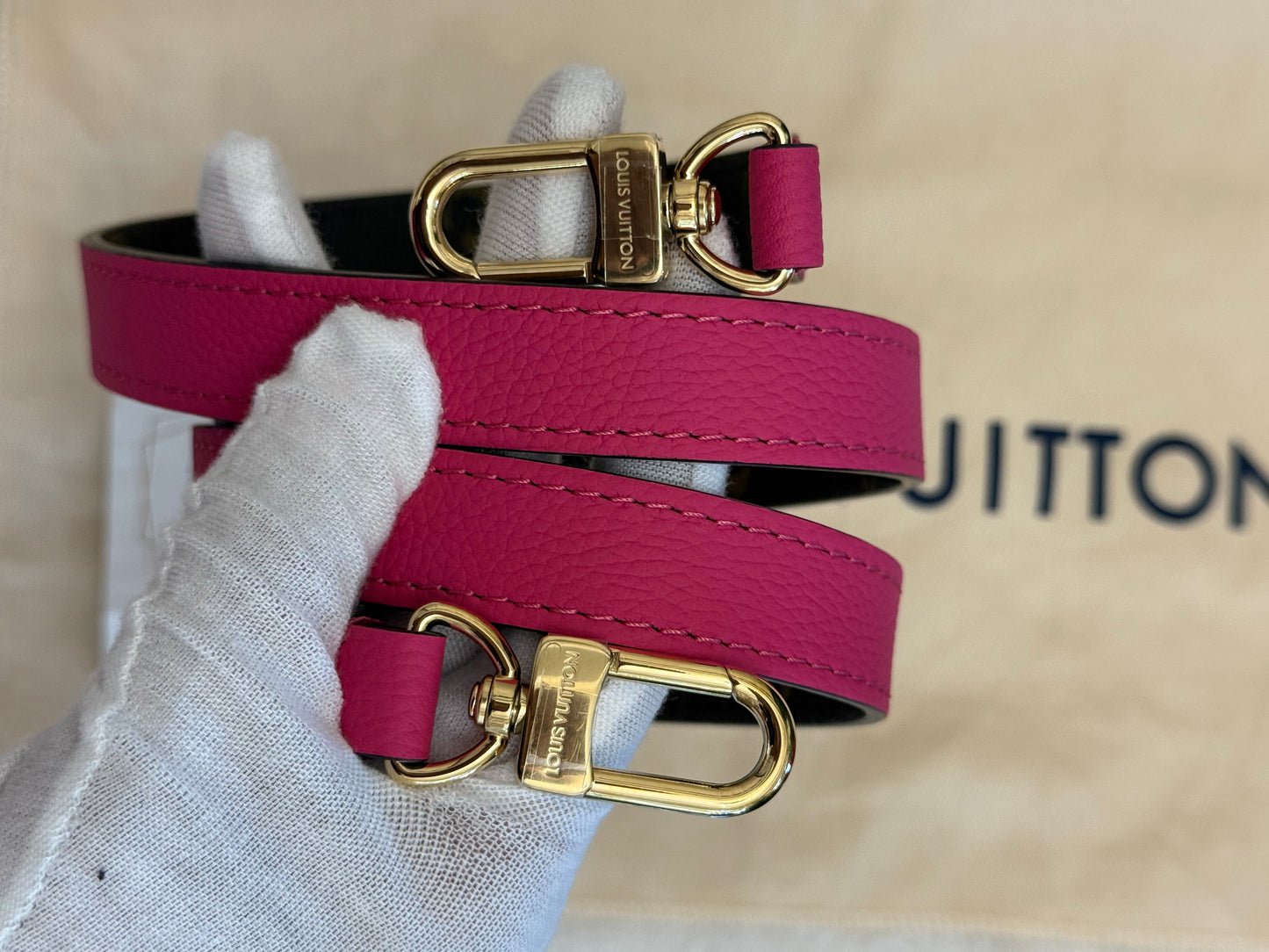 Louis Vuitton Neverfull BB Inside Out Bandouliere Rose Pondichery