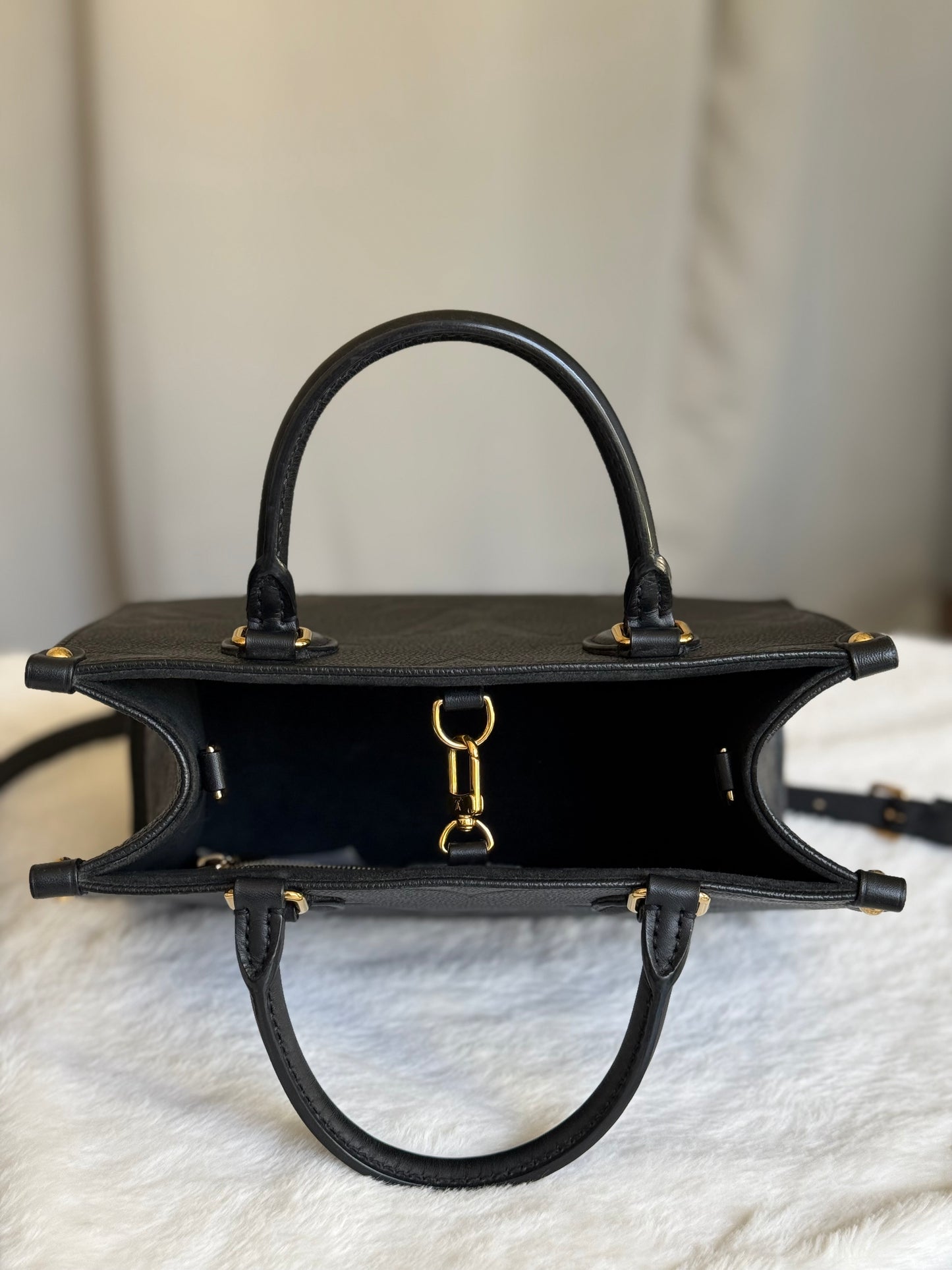 Louis Vuitton Onthego PM Giant Mono Empreinte Noir/Black