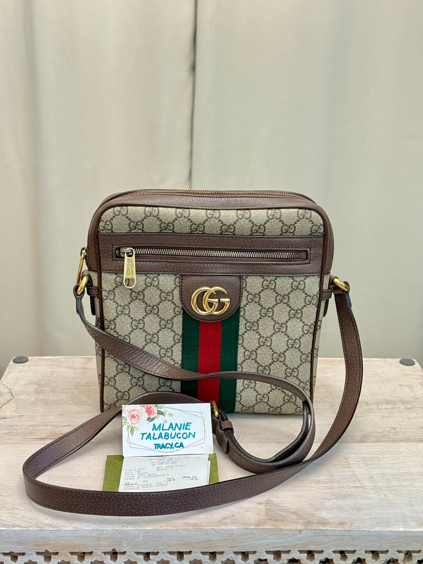 Gucci GG Supreme Ophidia Crossbody/Messenger Unisex
