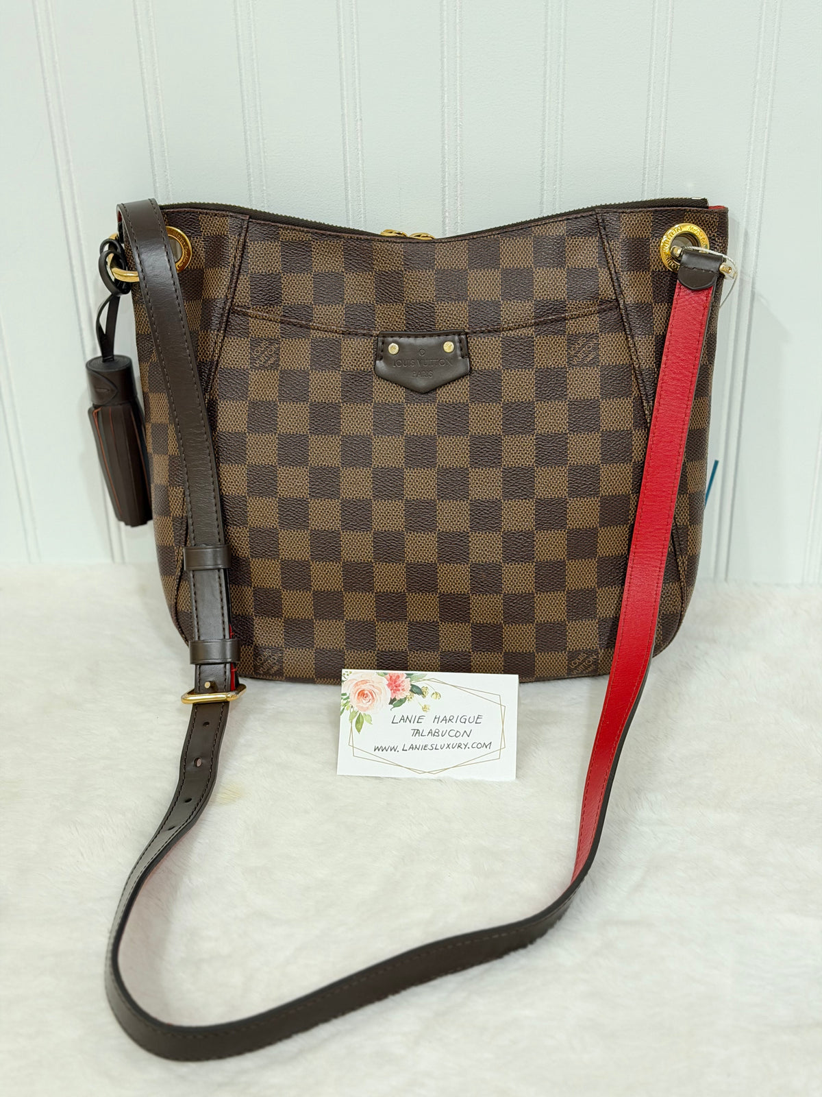 Louis Vuitton South Bank Besace Damier Ebene SD0159