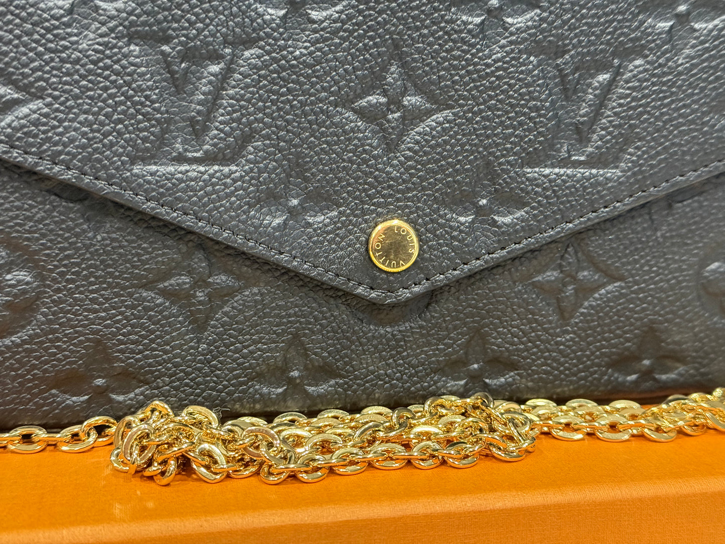 Louis Vuitton Felicie Pochette in Mono Empreinte Noir/Black with Inserts (Copy)