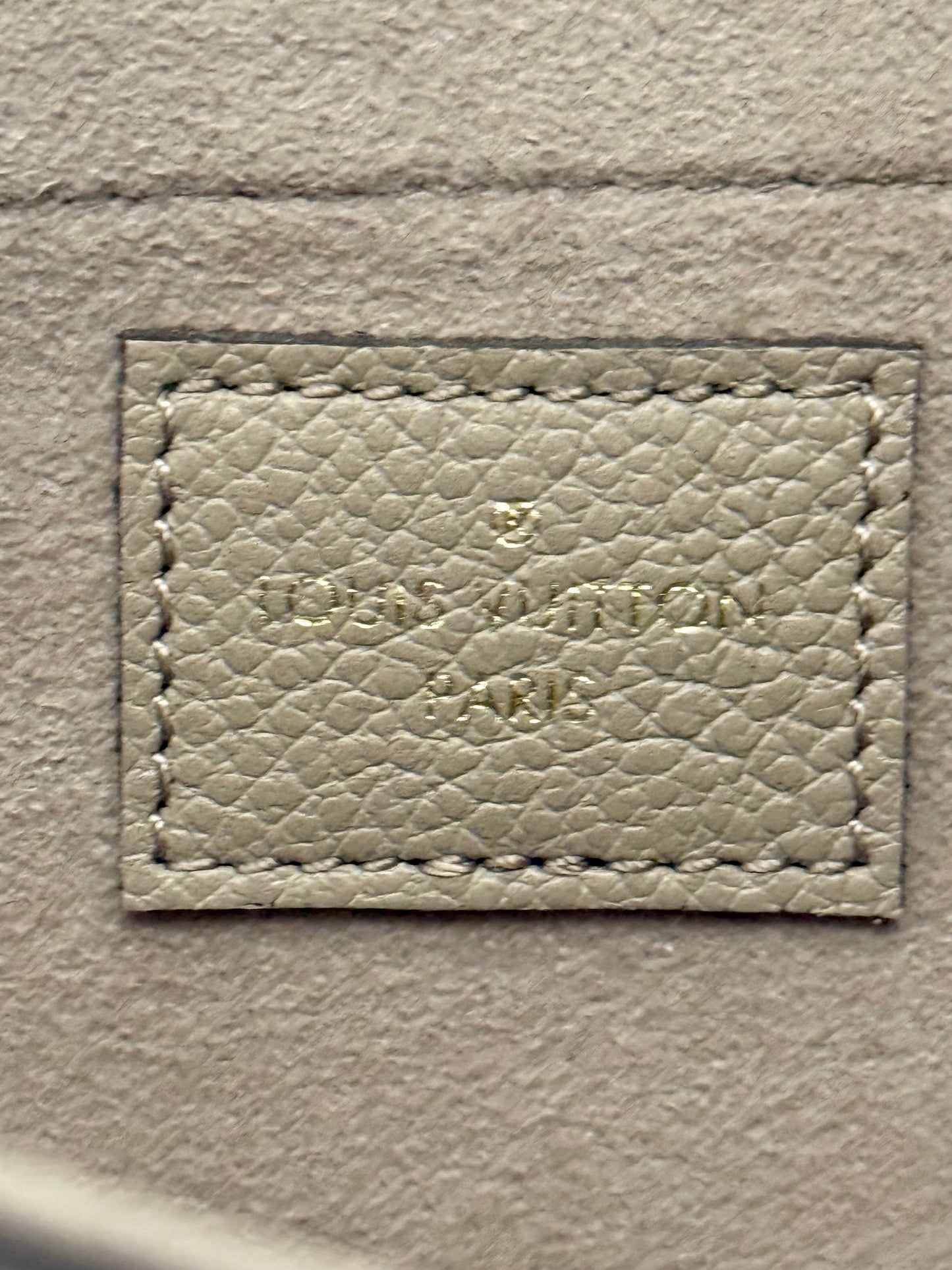 Louis Vuitton Felicie Pochette Empreinte Turtledove Full Set