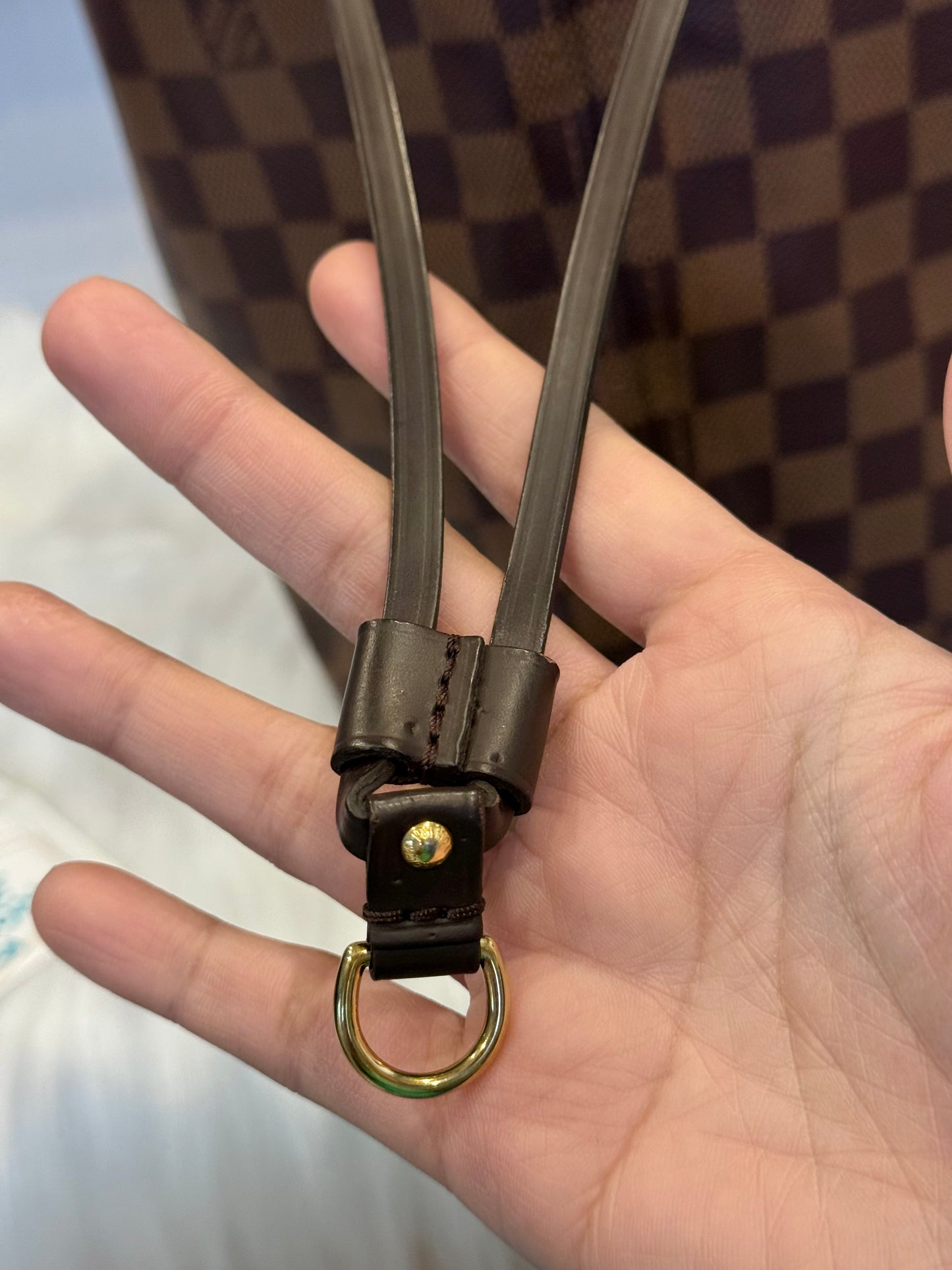 Louis Vuitton Neverfull MM Damier Ebene Cerise