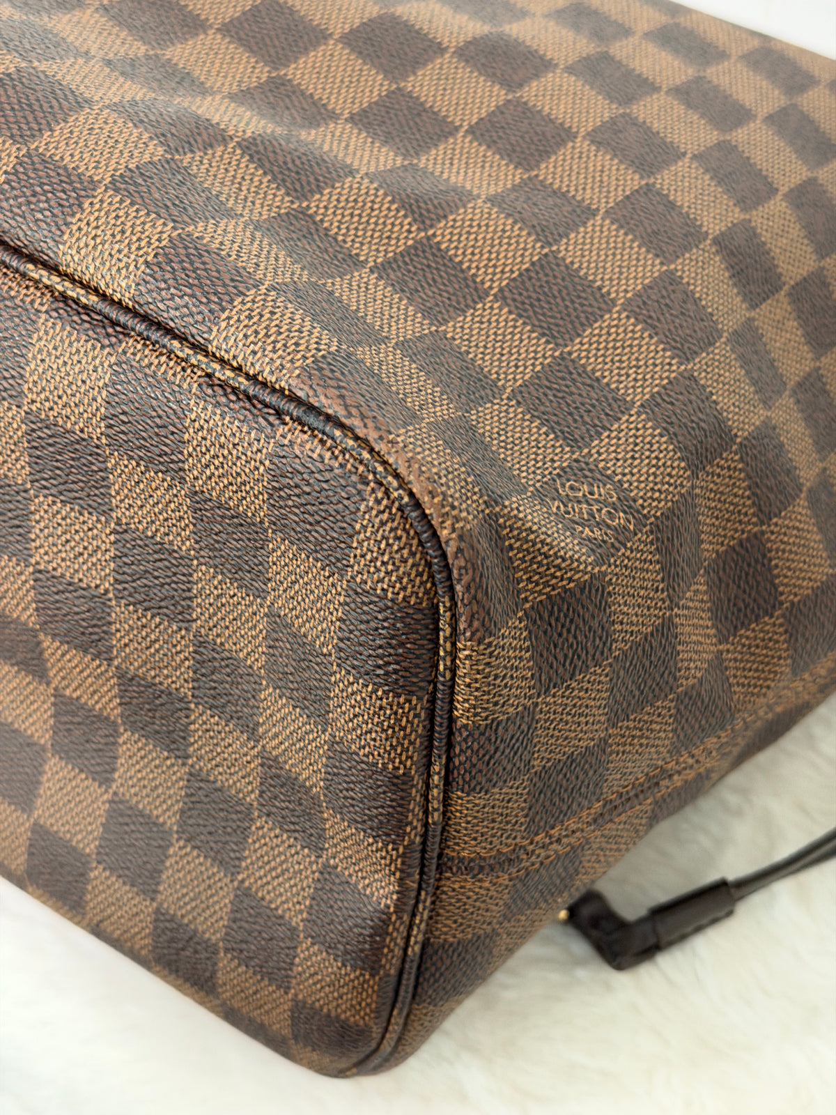Louis Vuitton Neverfull MM Damier Ebene Bag Only