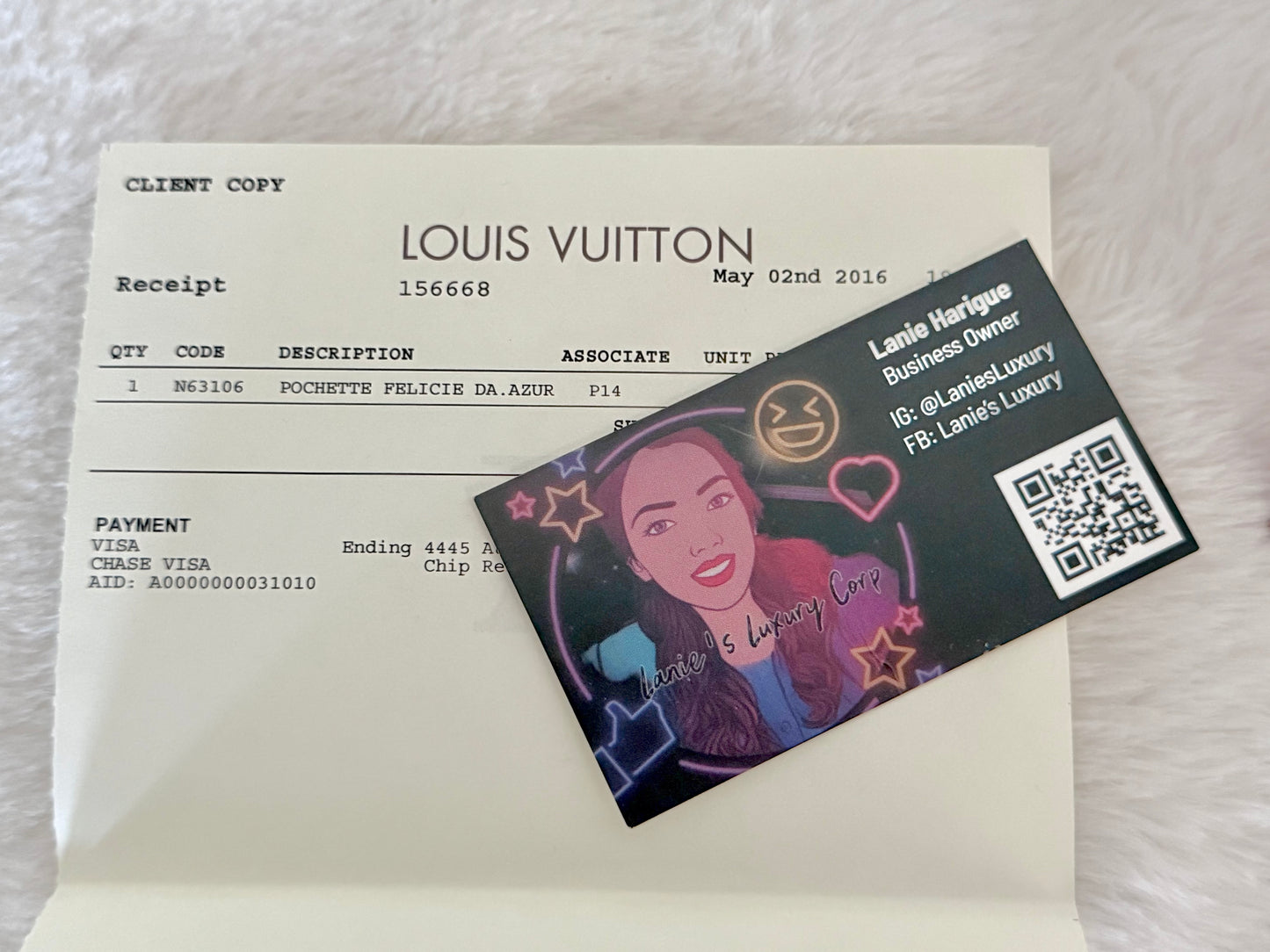 Louis Vuitton Pochette Felicie Damier Azur Rose Ballerine