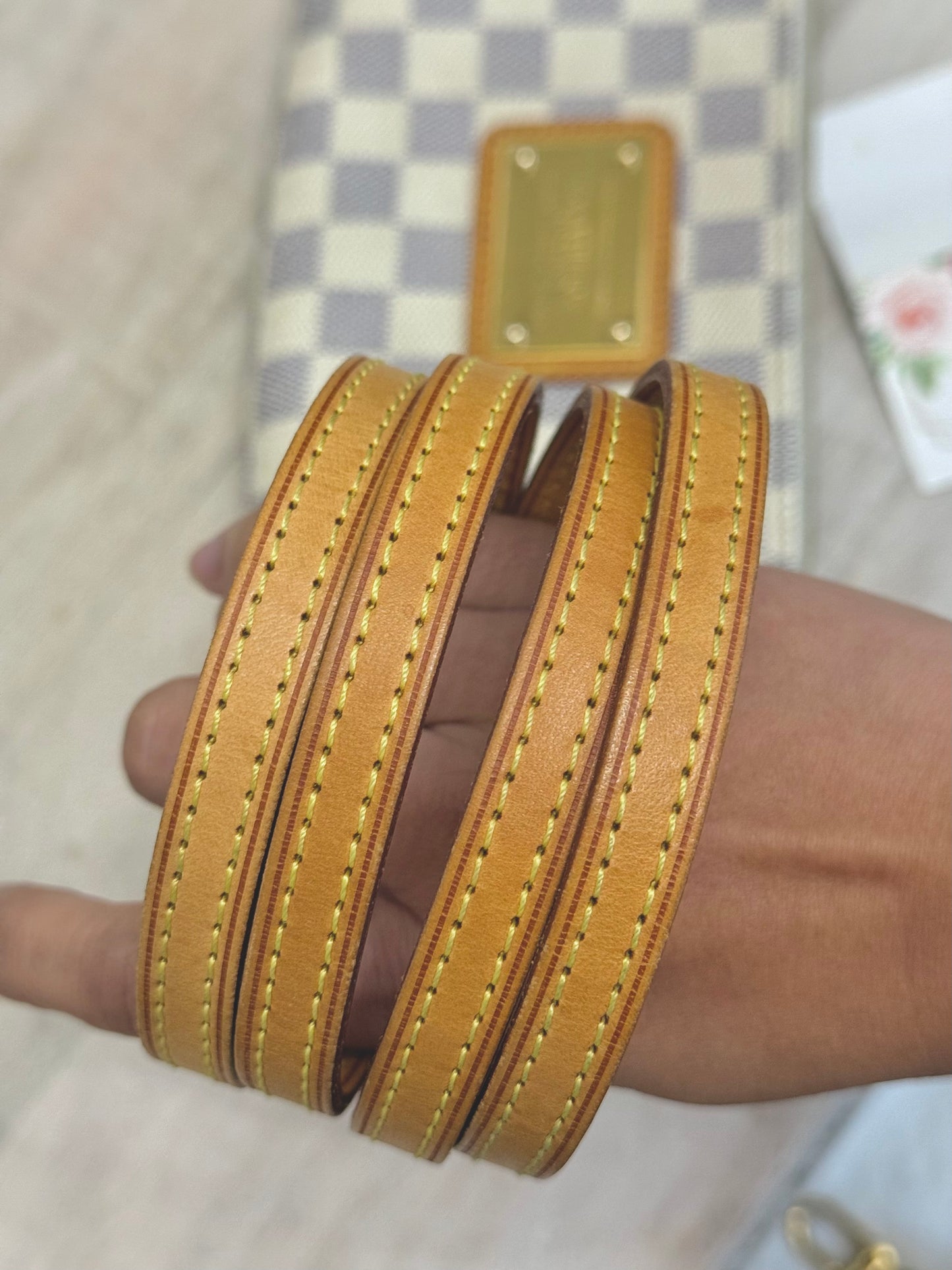 Louis Vuitton Eva Pochette Damier Azur