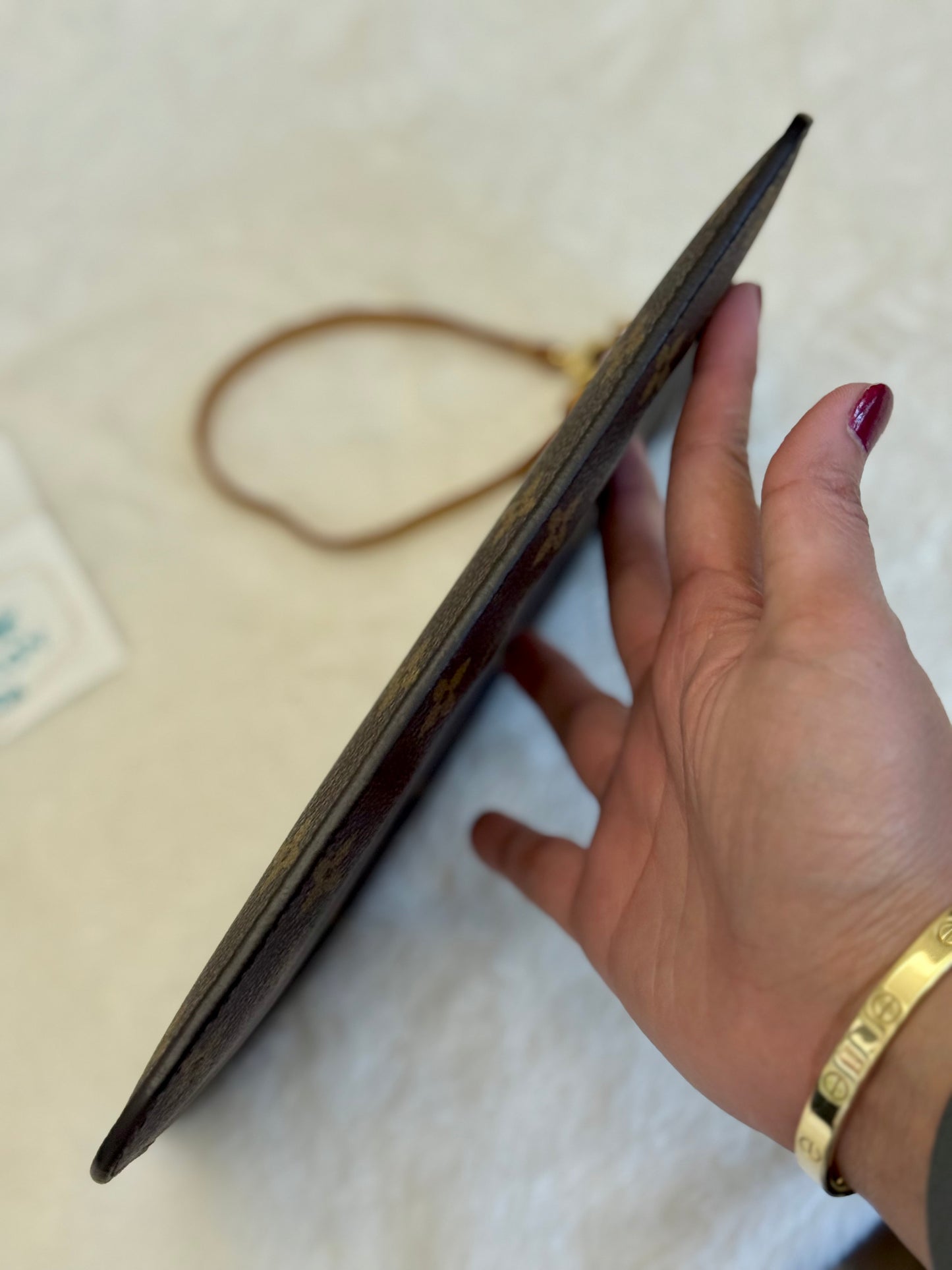 Louis Vuitton Neverfull MM Mono Pivoine