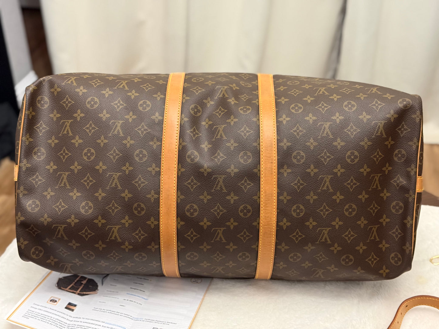 Louis Vuitton Keepall Bandouliere 60 Mono May 1991