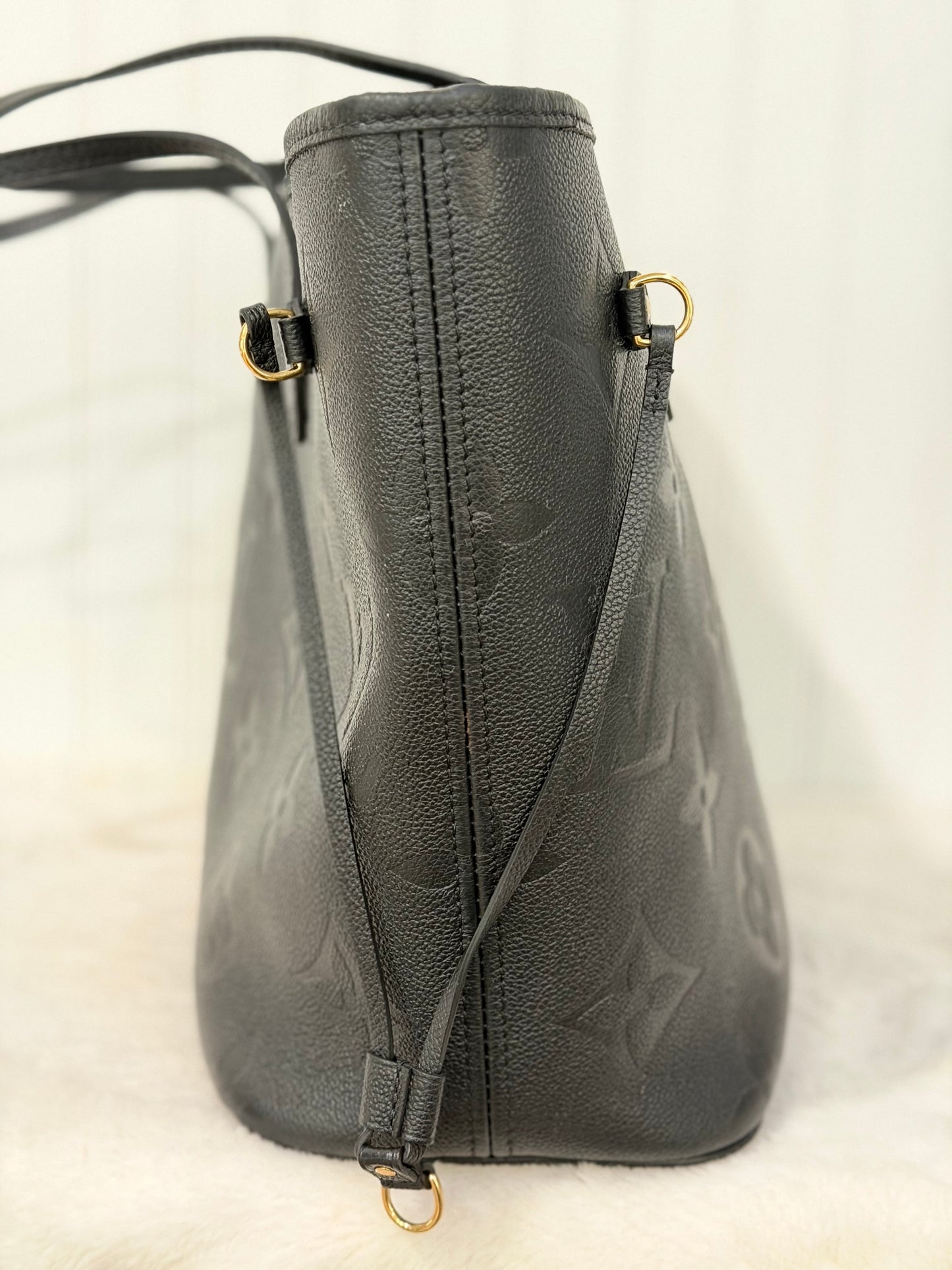 Louis Vuitton Neverfull Mono Giant Empreinte Black