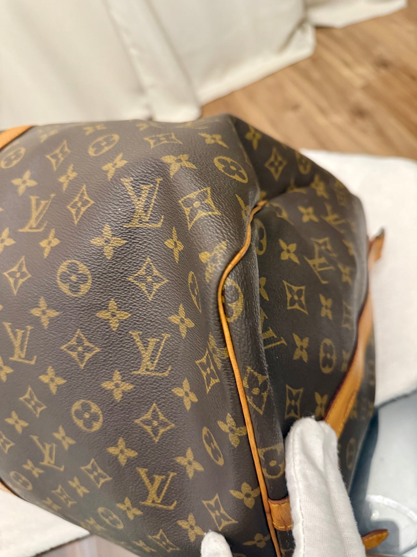Louis Vuitton Keepall Bandouliere 60 Mono Vintage April 1984