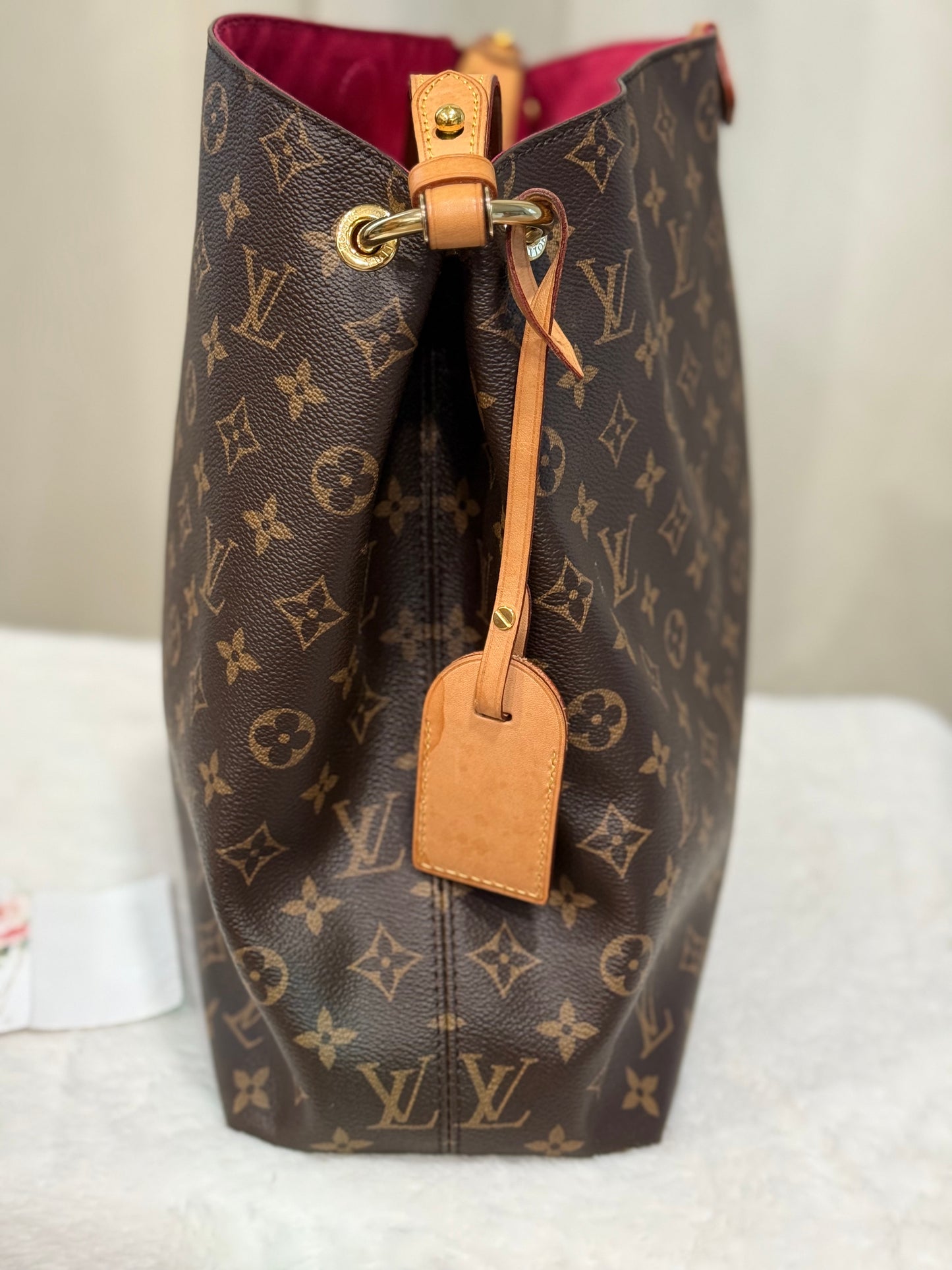 Louis Vuitton Graceful MM Mono Pivoine