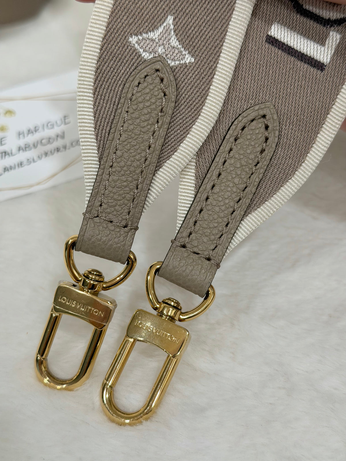 Louis Vuitton Diane Empreinte Bicolor Turtledove/Cream