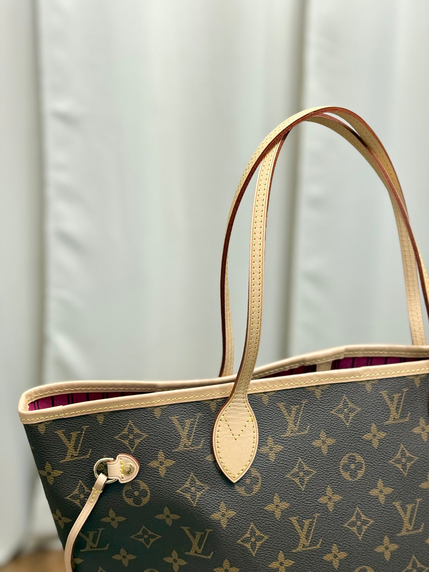 Louis Vuitton Neverfull MM Mono Pivoine Bag Only