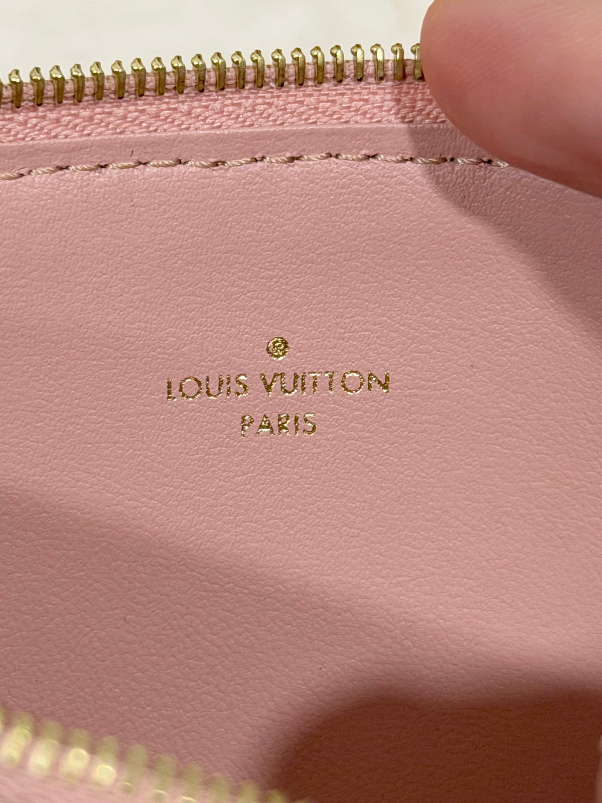Louis Vuitton Felicie Pochette Empreinte Rose Poudre with Inserts