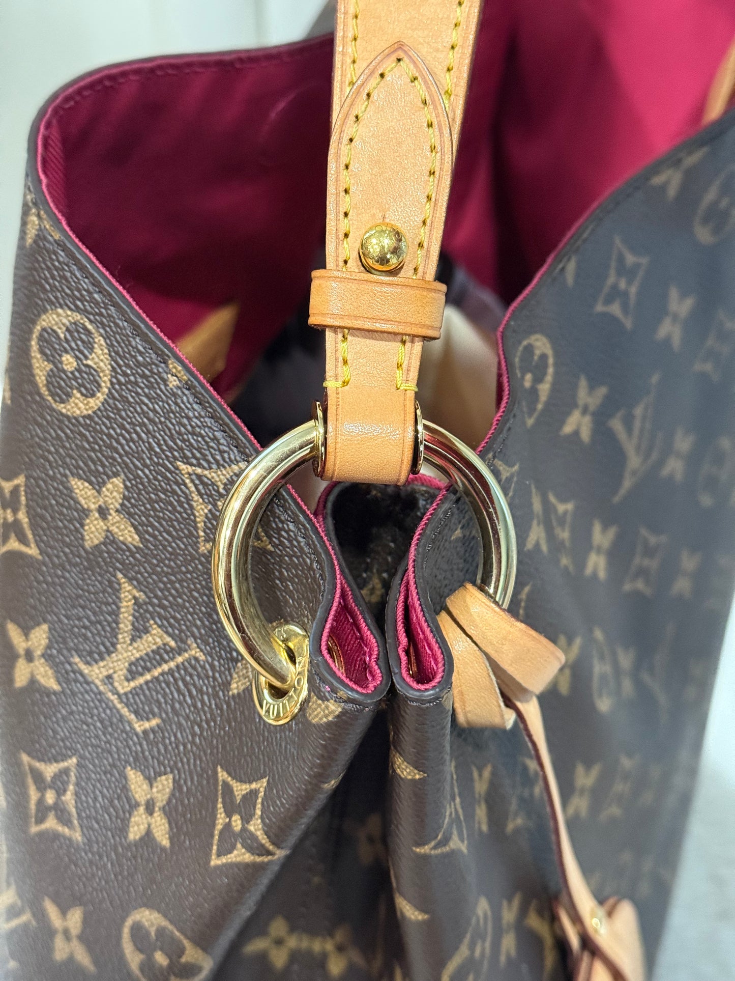 Louis Vuitton Graceful MM Mono Pivoine
