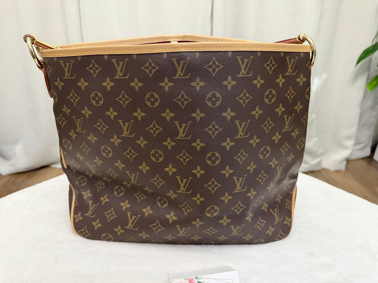 Louis Vuitton Delightful MM Mono Pivoine