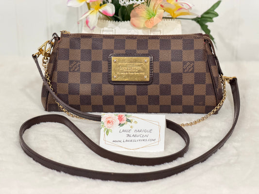 Louis Vuitton Eva Pochette Damier Ebene SD1103