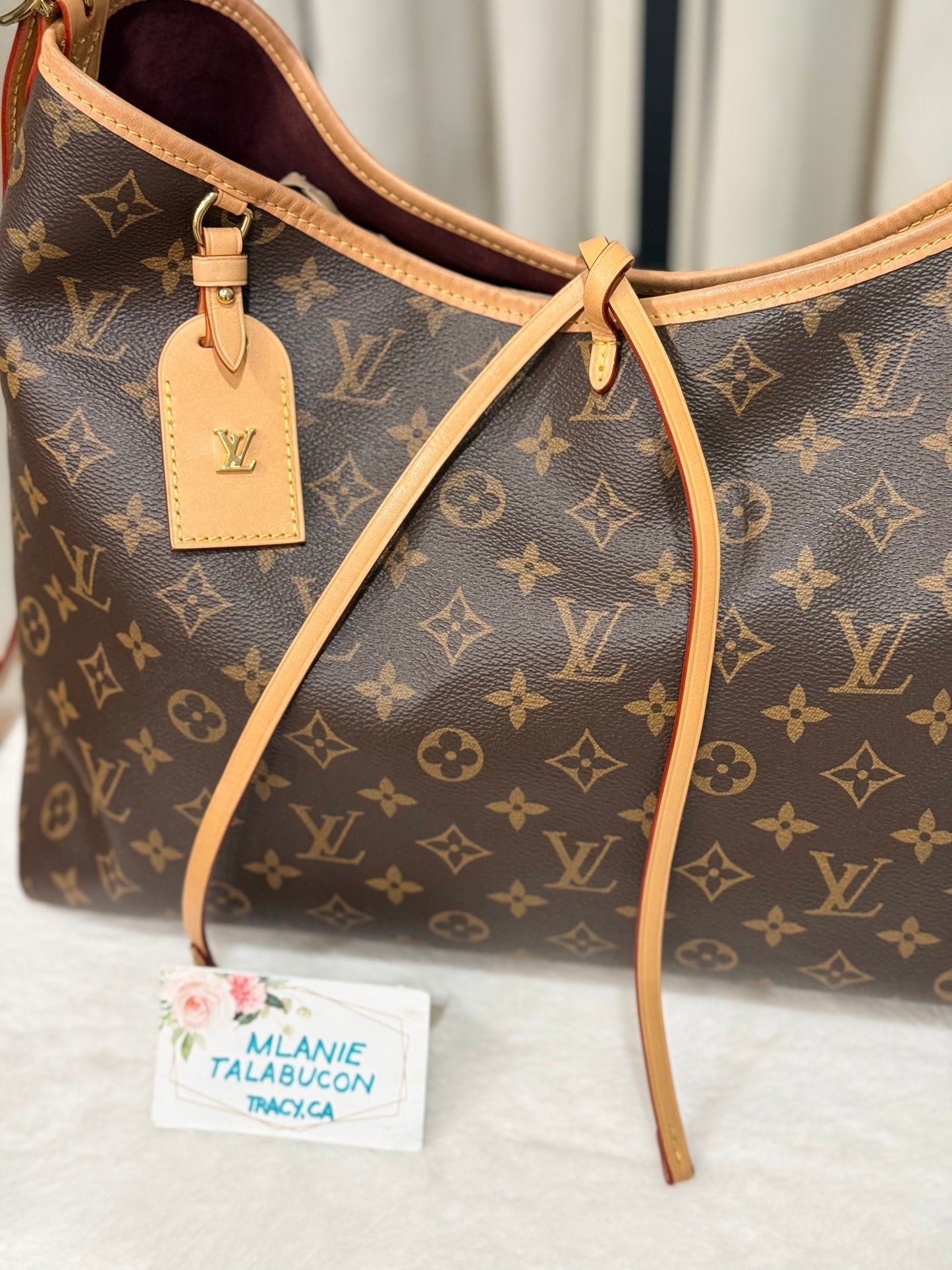 Louis Vuitton Carryall MM Mono (Bag Only)