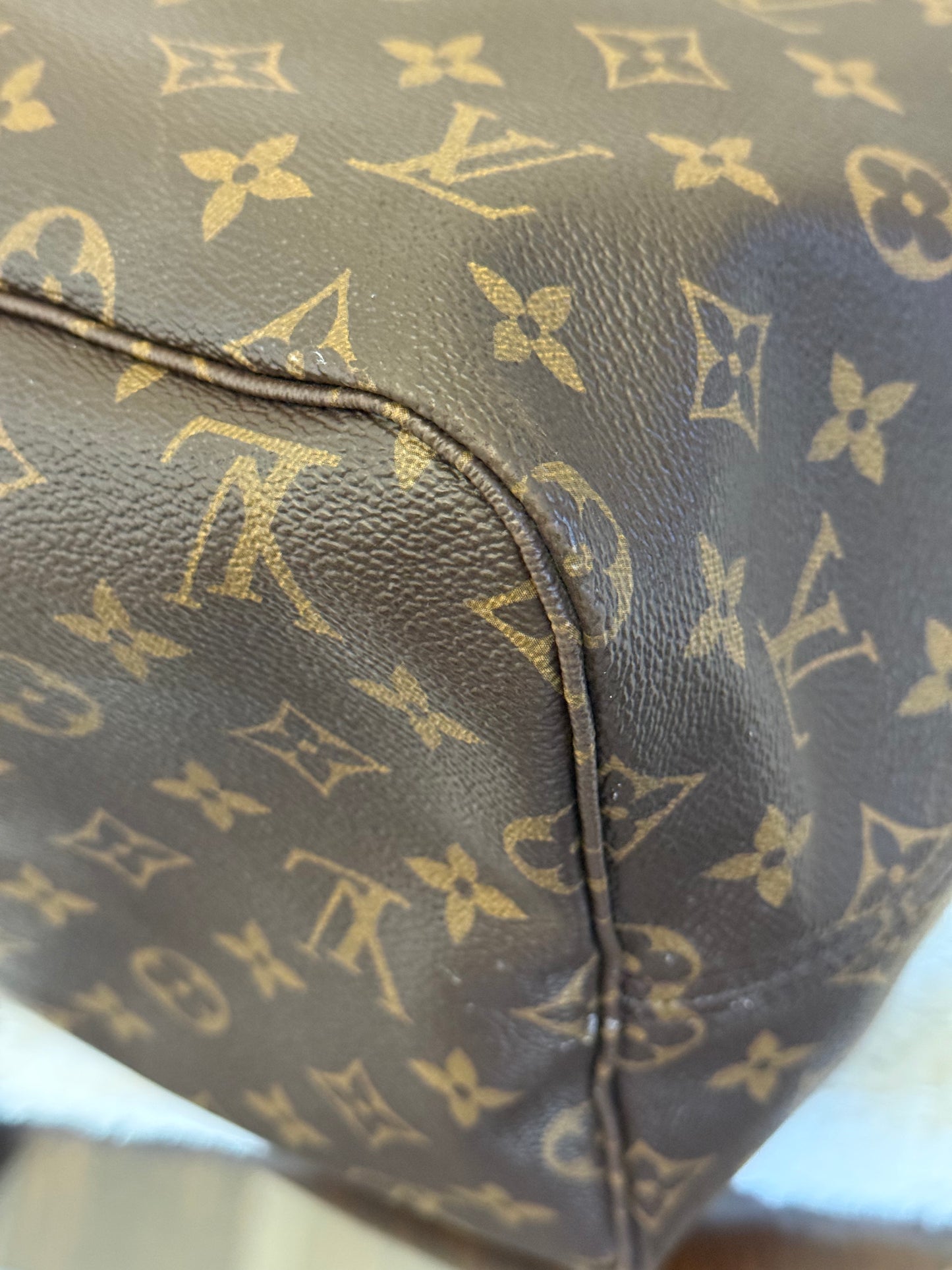 Louis Vuitton Neverfull GM Mono Pivoine Bag and Pouch