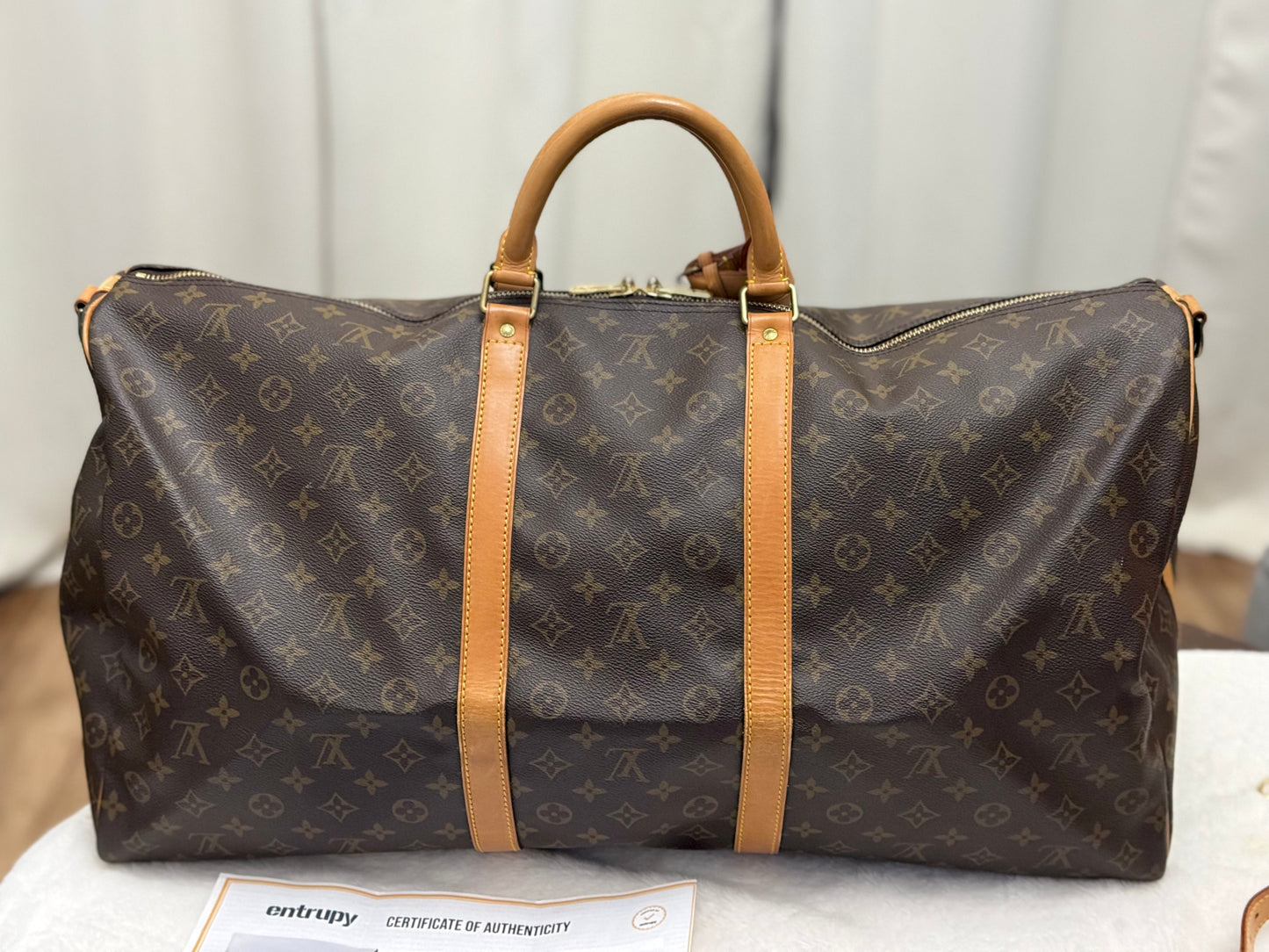 Louis Vuitton Keepall Bandouliere 60 Mono May 1991