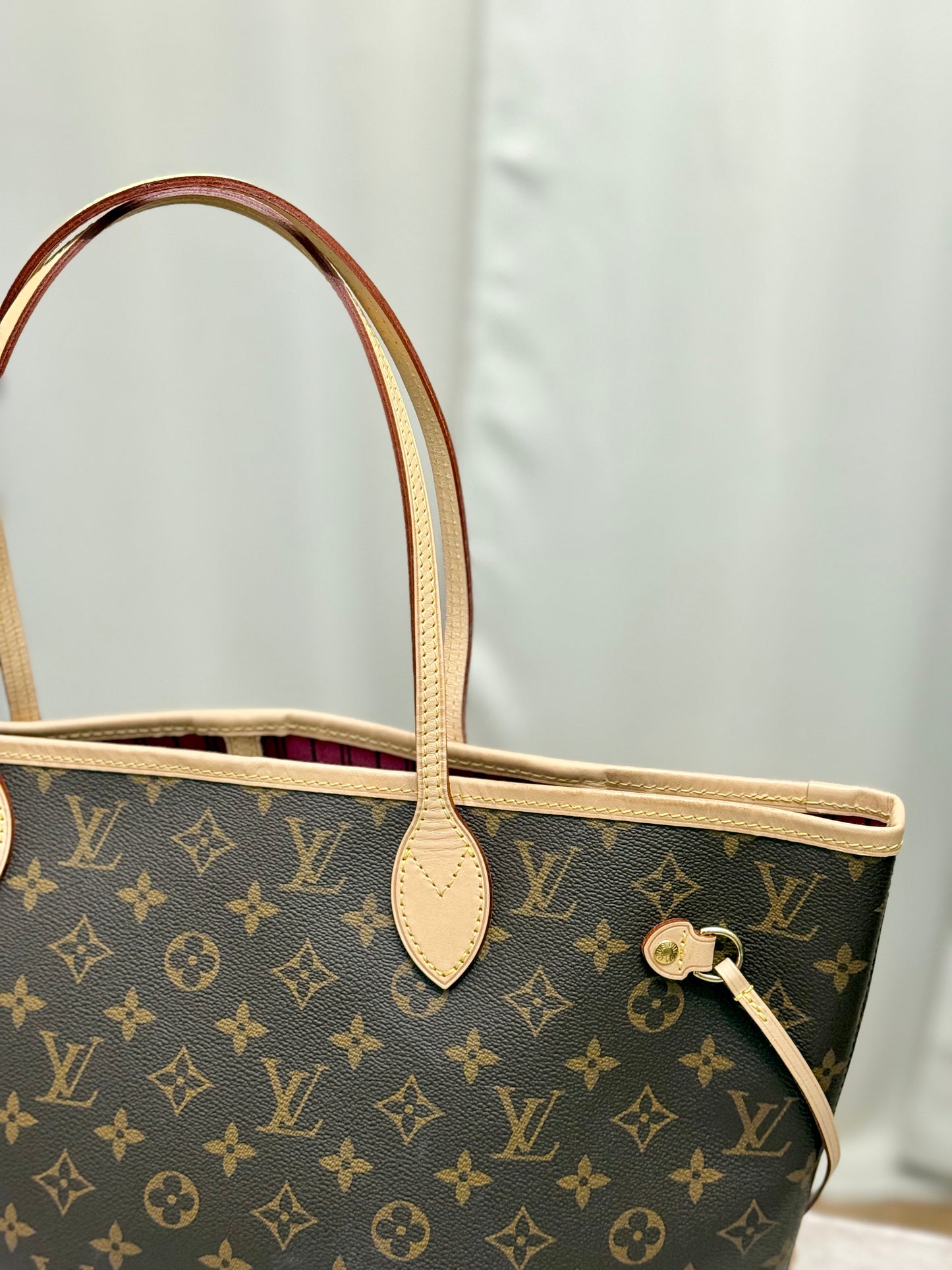 Louis Vuitton Neverfull MM Mono Pivoine Bag Only