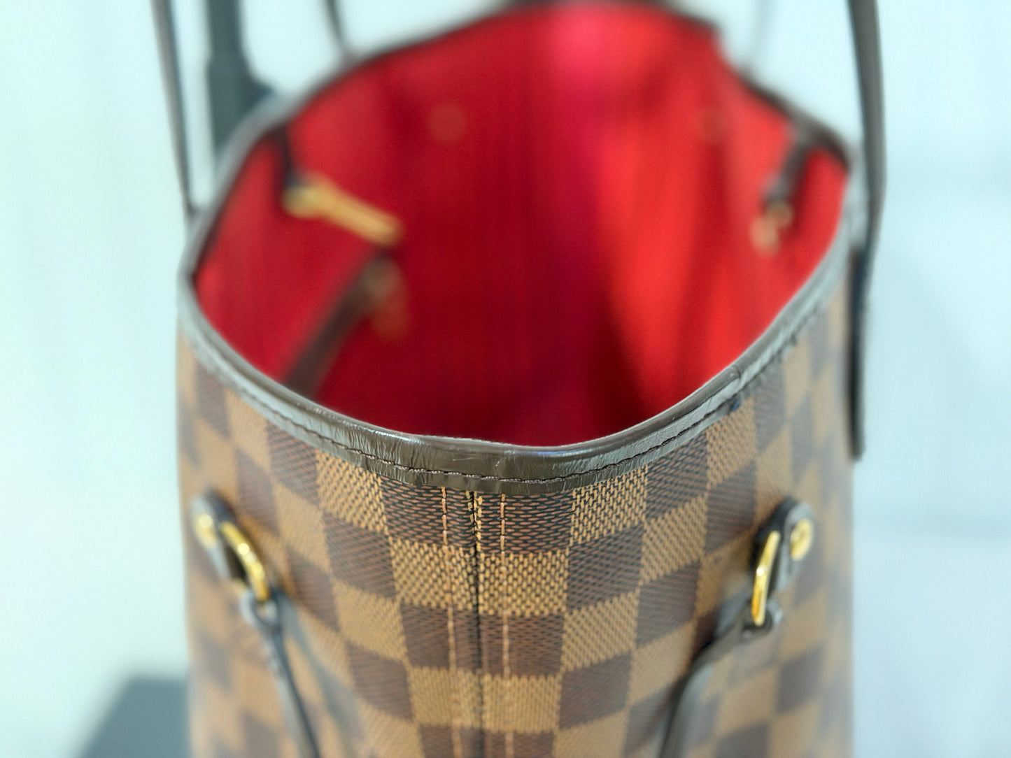 Louis Vuitton Neverfull MM DE Set (Bag and Pouch)