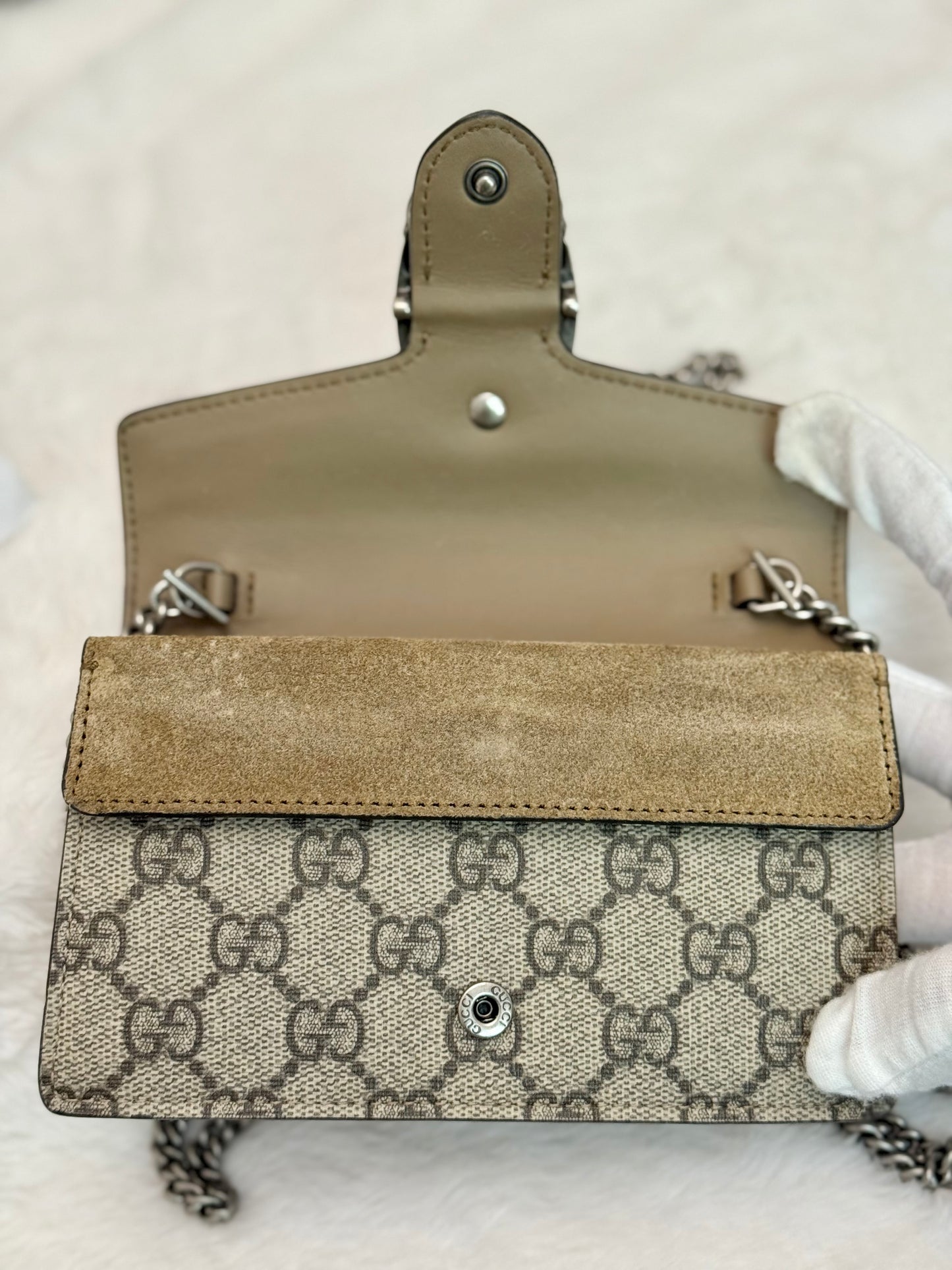 Gucci Mini Dionysus GG Supreme Beige