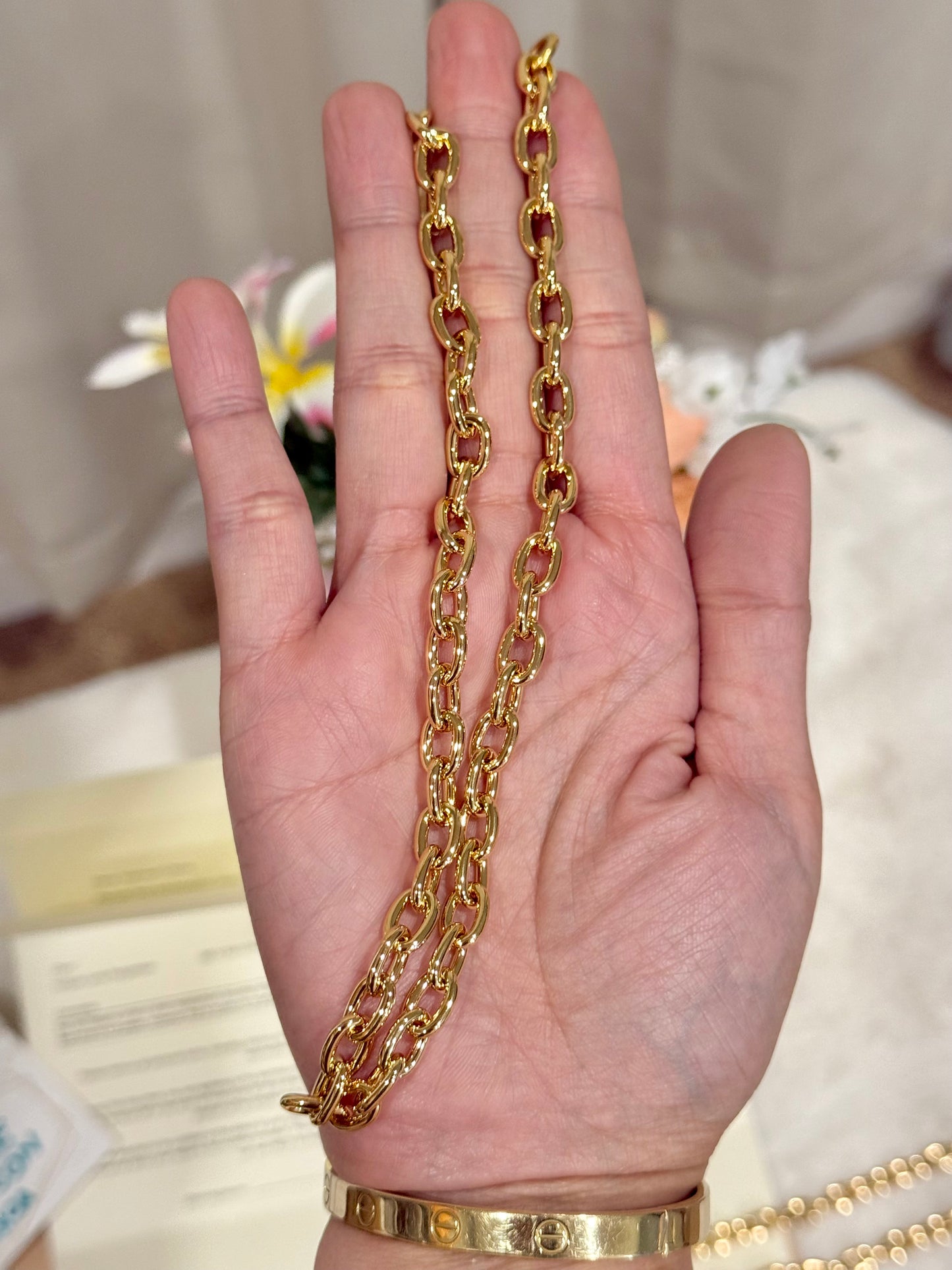 Louis Vuitton Metal Chain Strap from Pochette Camille