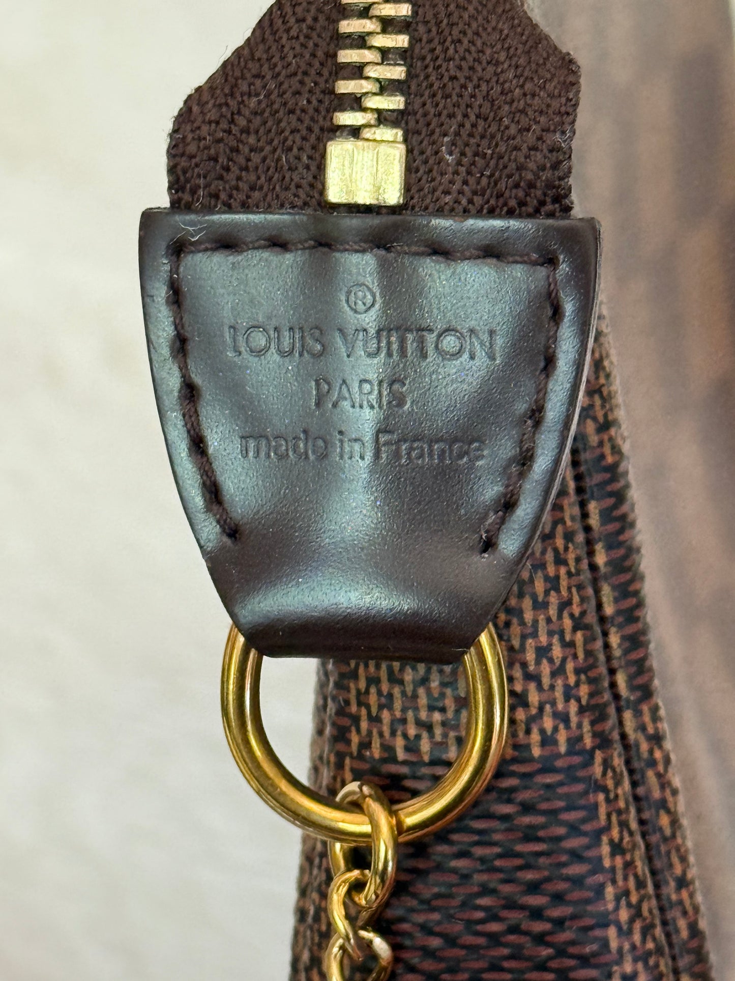 Louis Vuitton Mini Pochette Accessoires in Damier Ebene