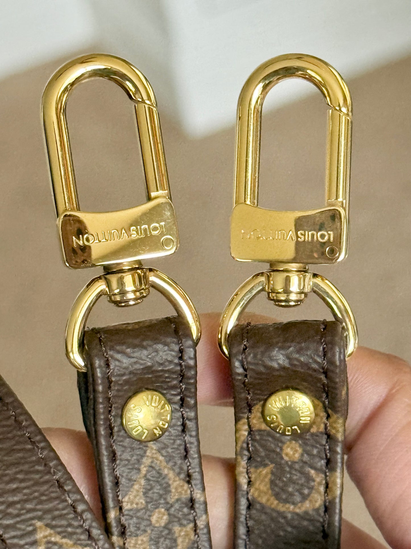 Louis Vuitton J52315 Mono Adjustable Strap 16mm