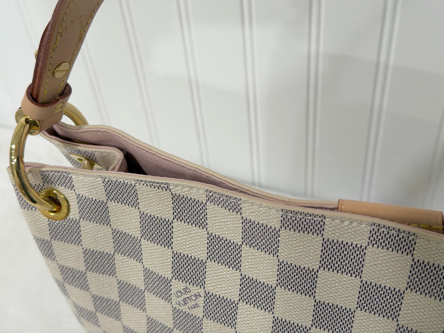 Louis Vuitton Graceful PM Damier Azur Rose Ballerine