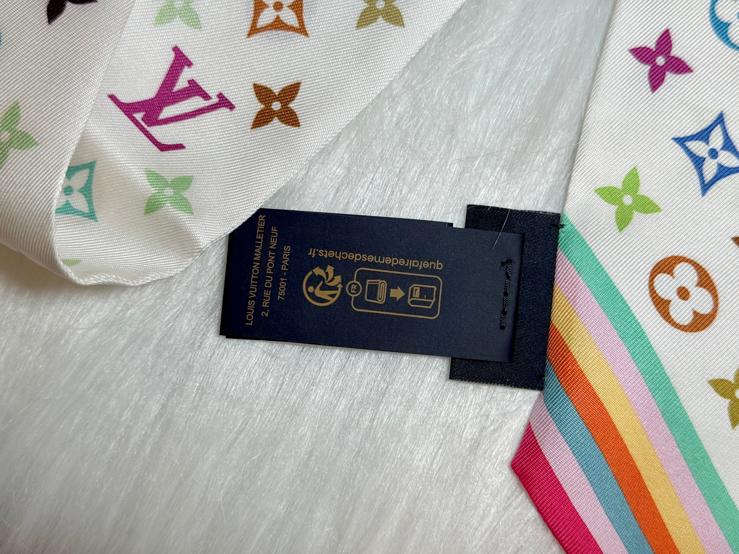Louis Vuitton Multicolor Blanc/White Bandeau