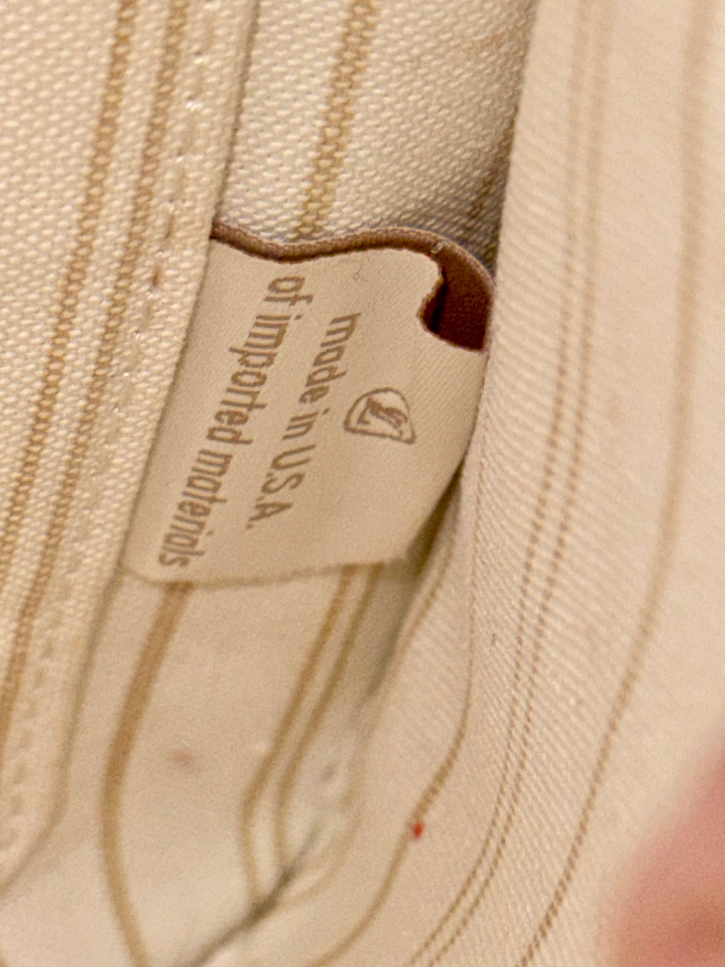 Louis Vuitton Neverfull MM/GM Damier Azur Beige