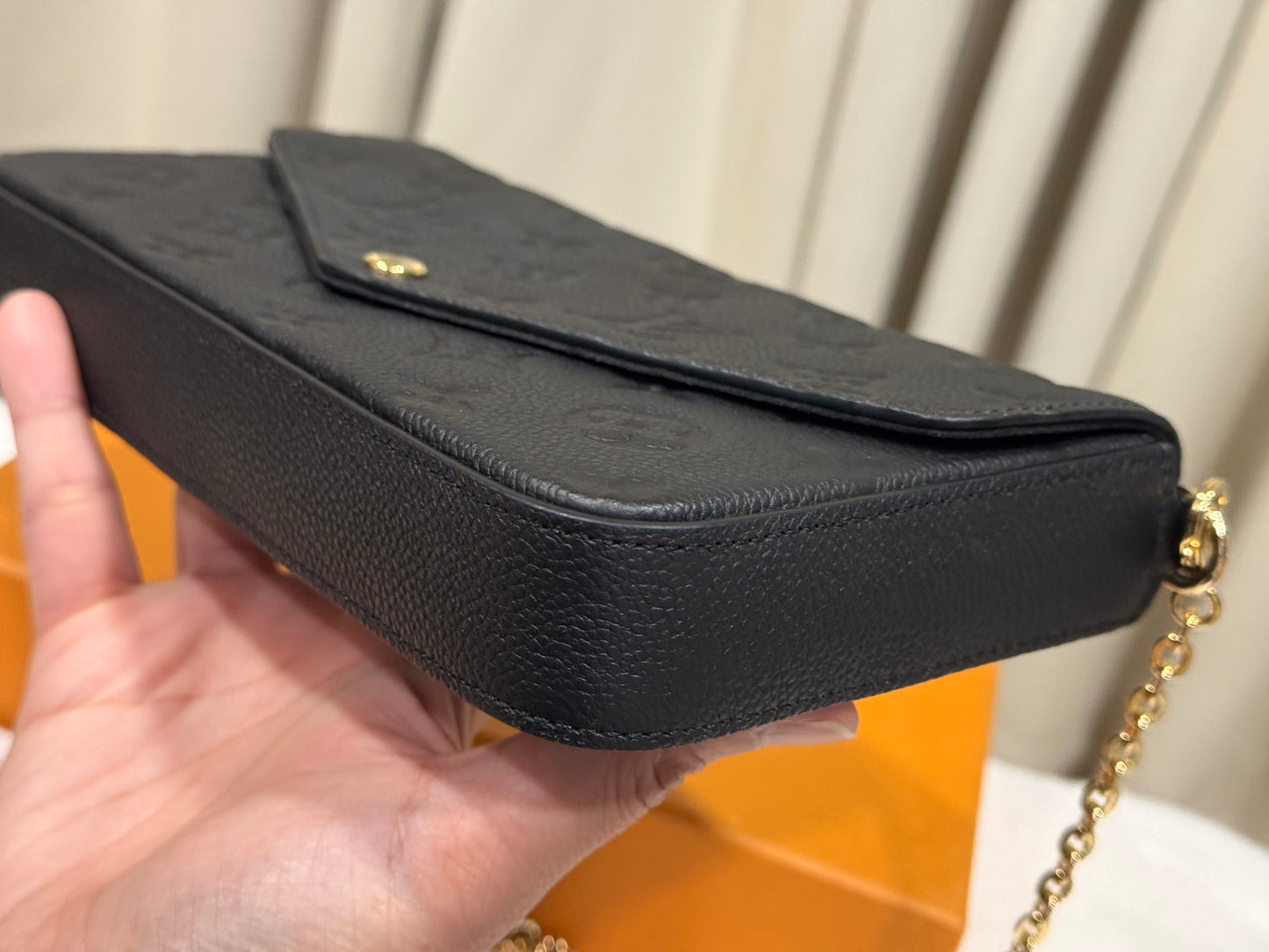 Louis Vuitton Felicie Pochette in Mono Empreinte Noir/Black with Inserts (Copy)