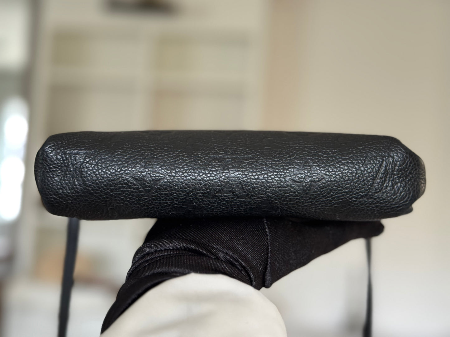 Louis Vuitton Pallas Clutch Black Empreinte