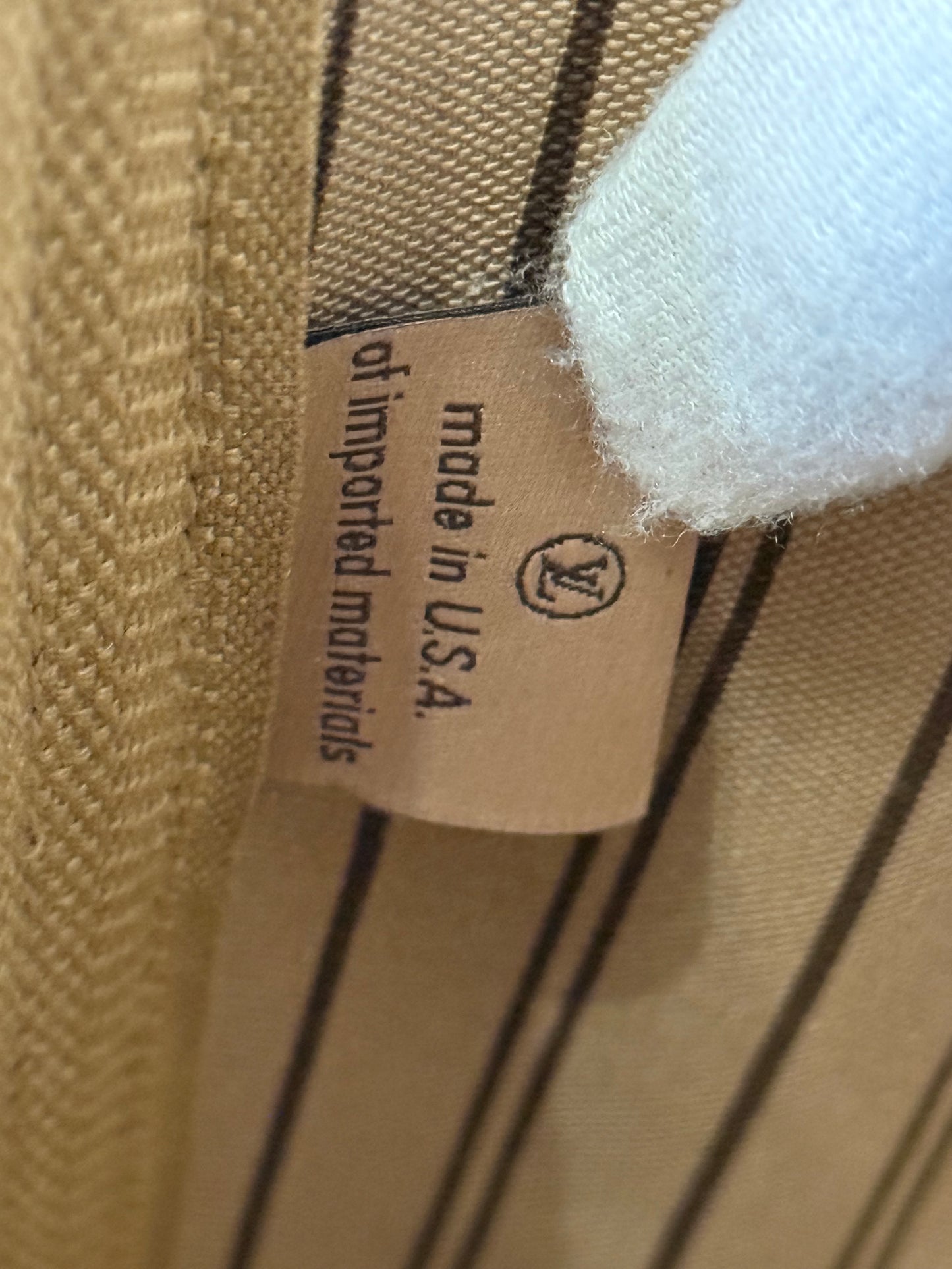 Louis Vuitton Neverfull MM Mono Beige Bag Only