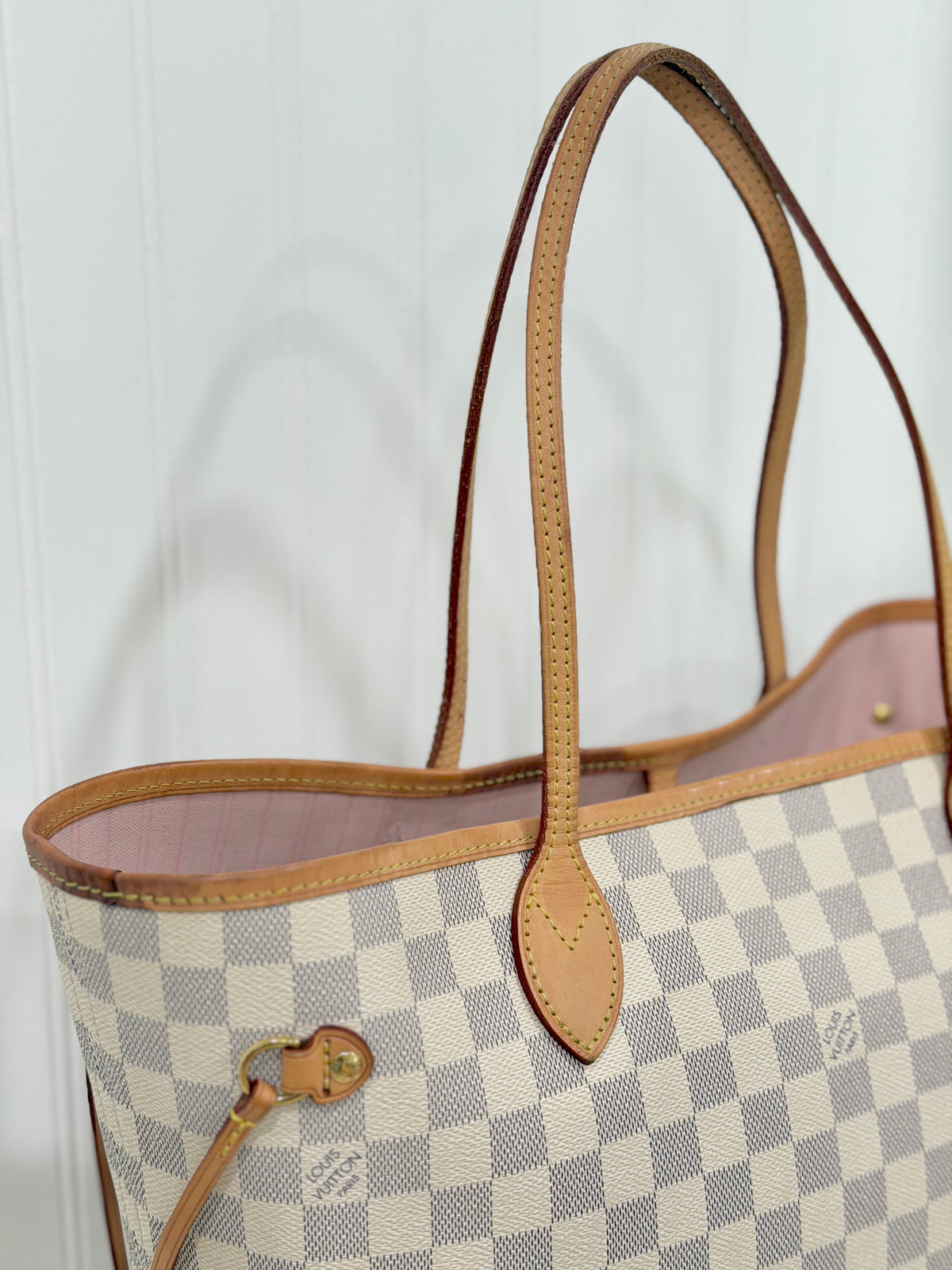 Louis Vuitton Neverfull MM Damier Azur Rose Ballerine