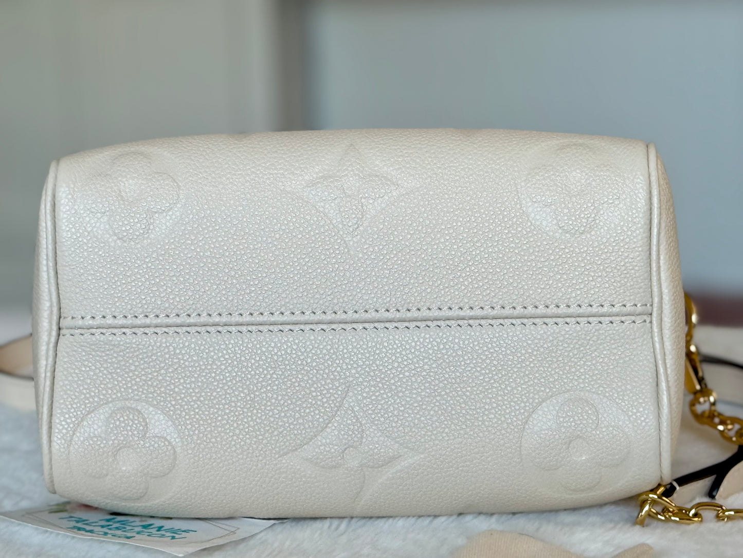 Speedy Bandouliere 20 Mono Giant Empreinte Creme