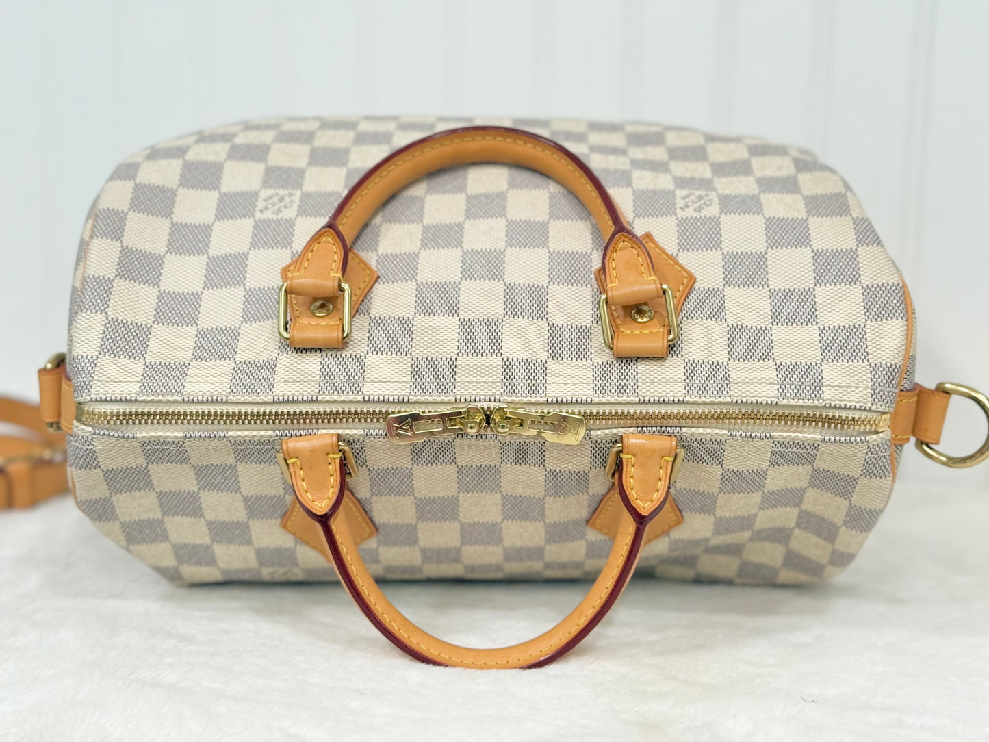 Louis Vuitton Speedy 30 Bandouliere Damier Azur