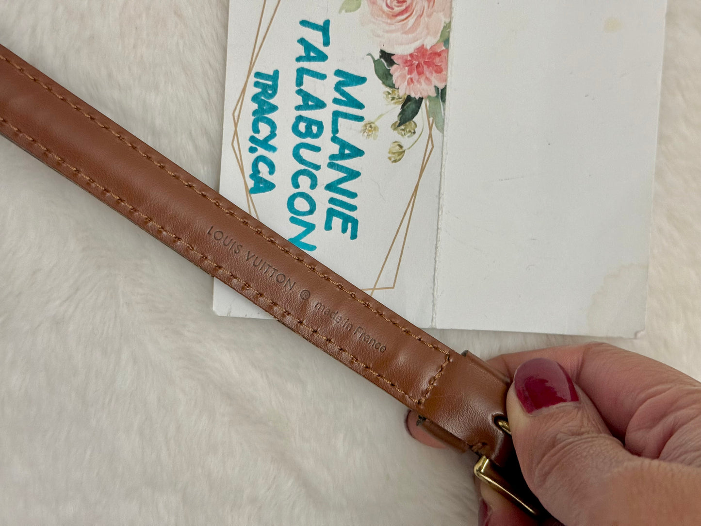 Louis Vuitton Epi Brown (Fawn) Leather Adjustable Strap