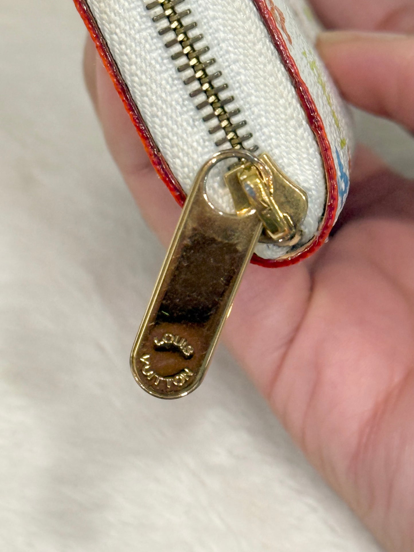 Louis Vuitton Zippy Compact Multicolor White/Blanc