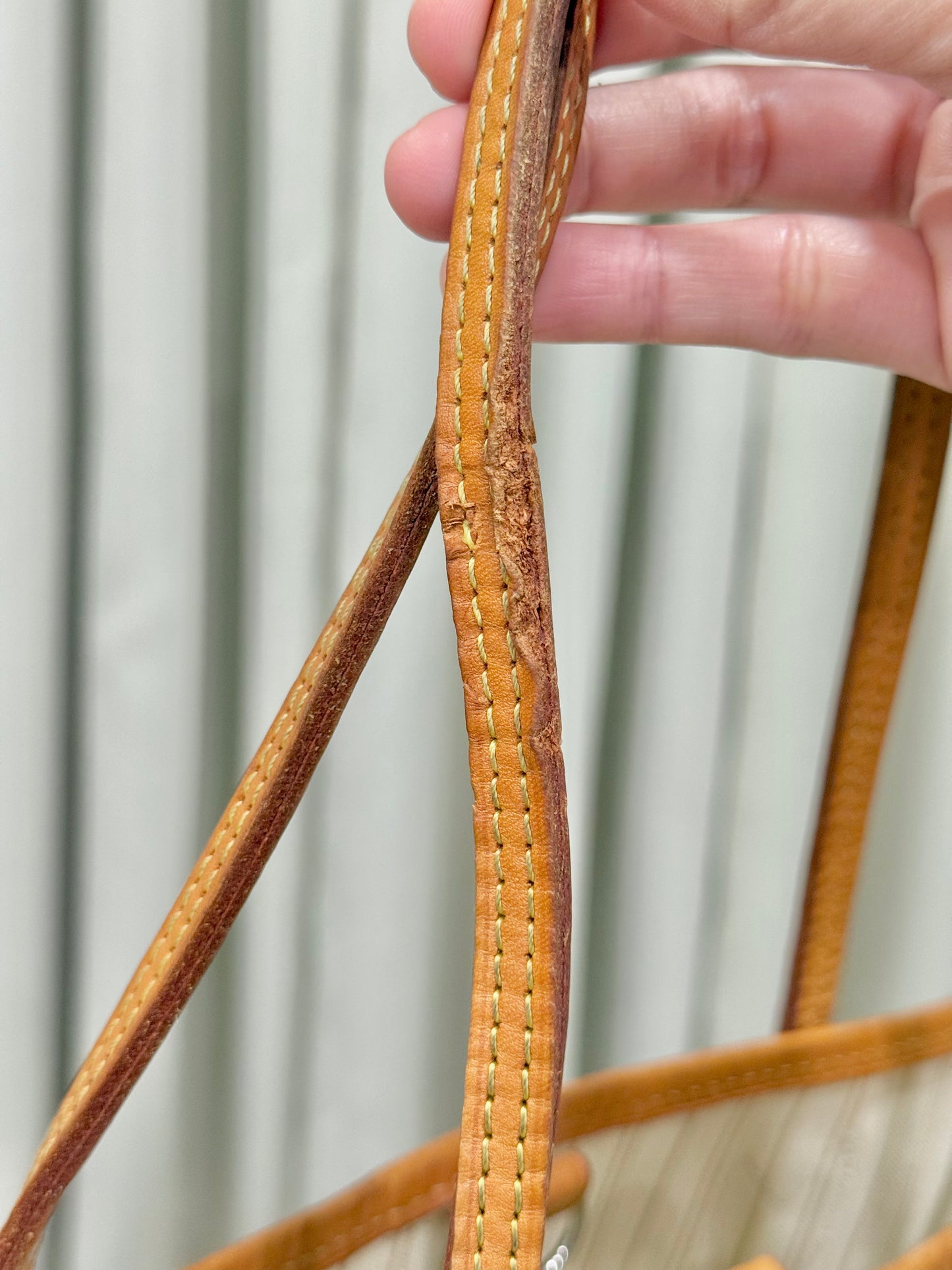 Louis Vuitton Neverfull MM Damier Azur Beige