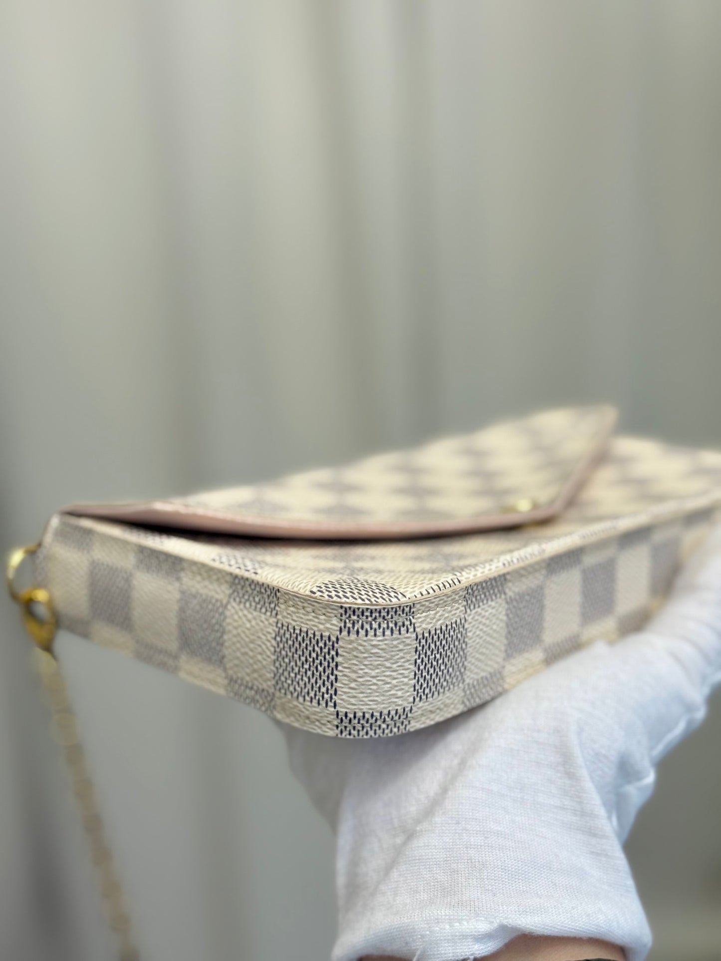 Louis Vuitton Felicie Pochette Damier Azur