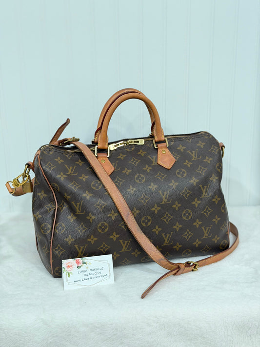 Louis Vuitton Speedy Bandouliere 35 Mono SD3250
