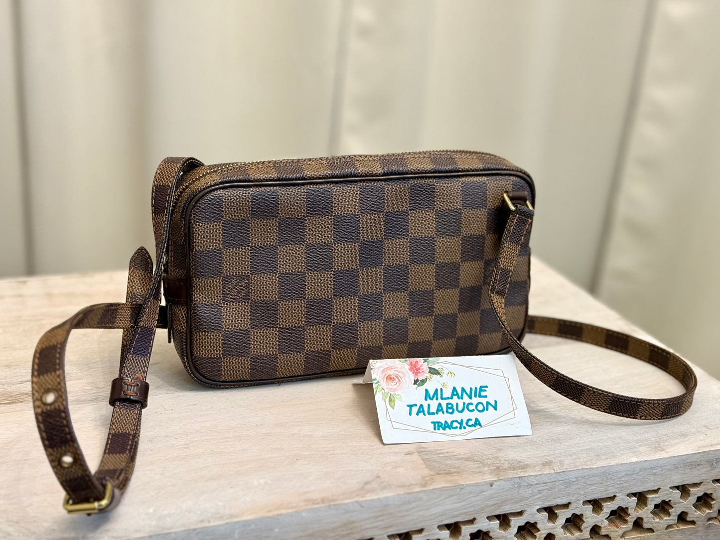 Special Order Louis Vuitton Pochette Marly Bandouliere Damier Ebene